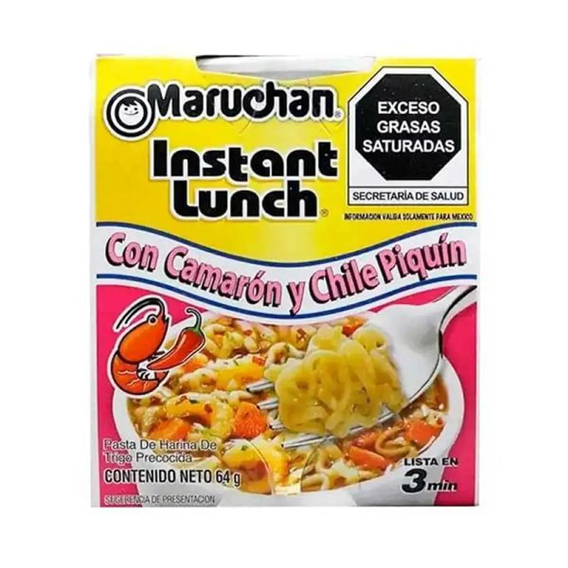 Maruchan camarón y chile 64 g