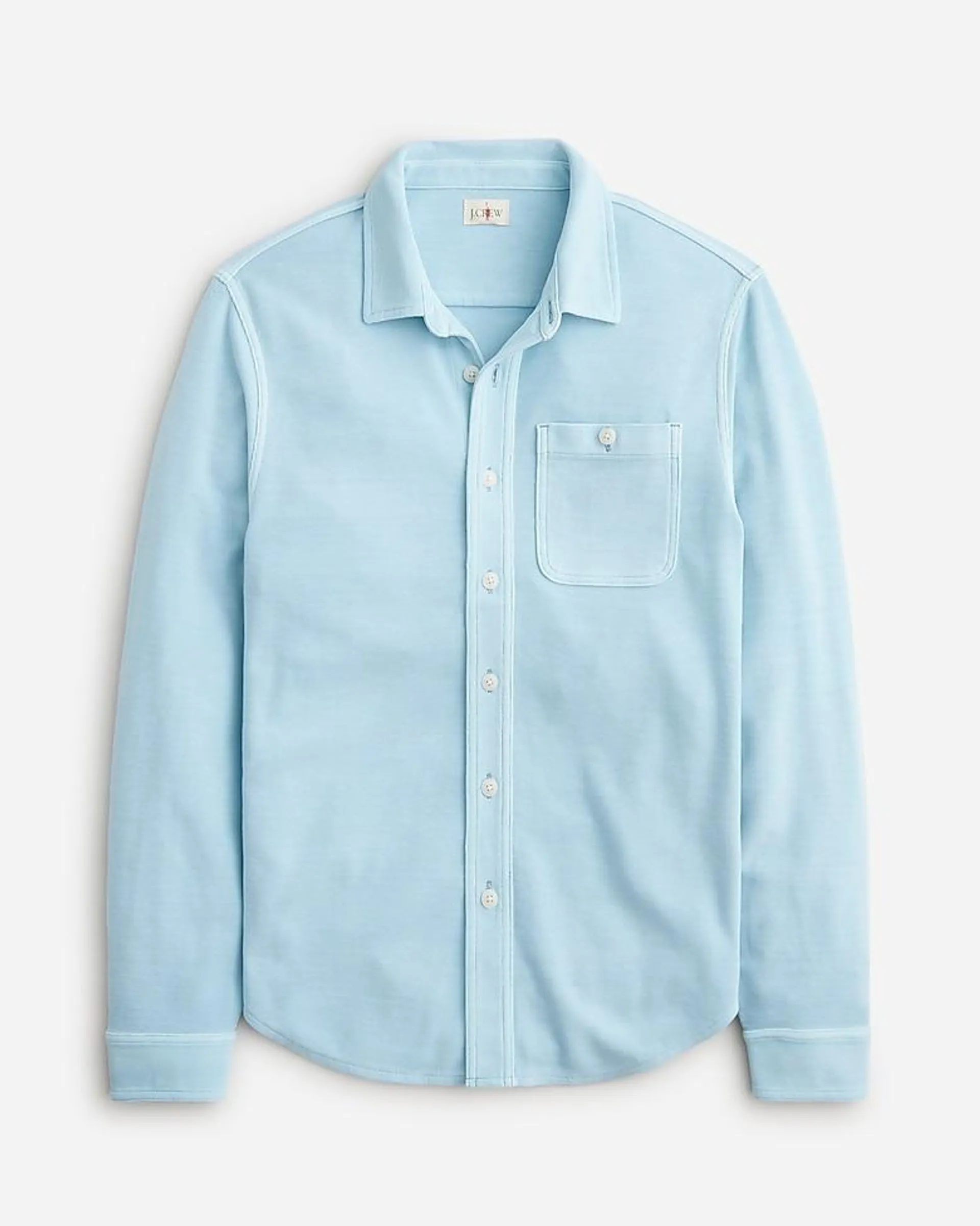 Cotton waffle shirt