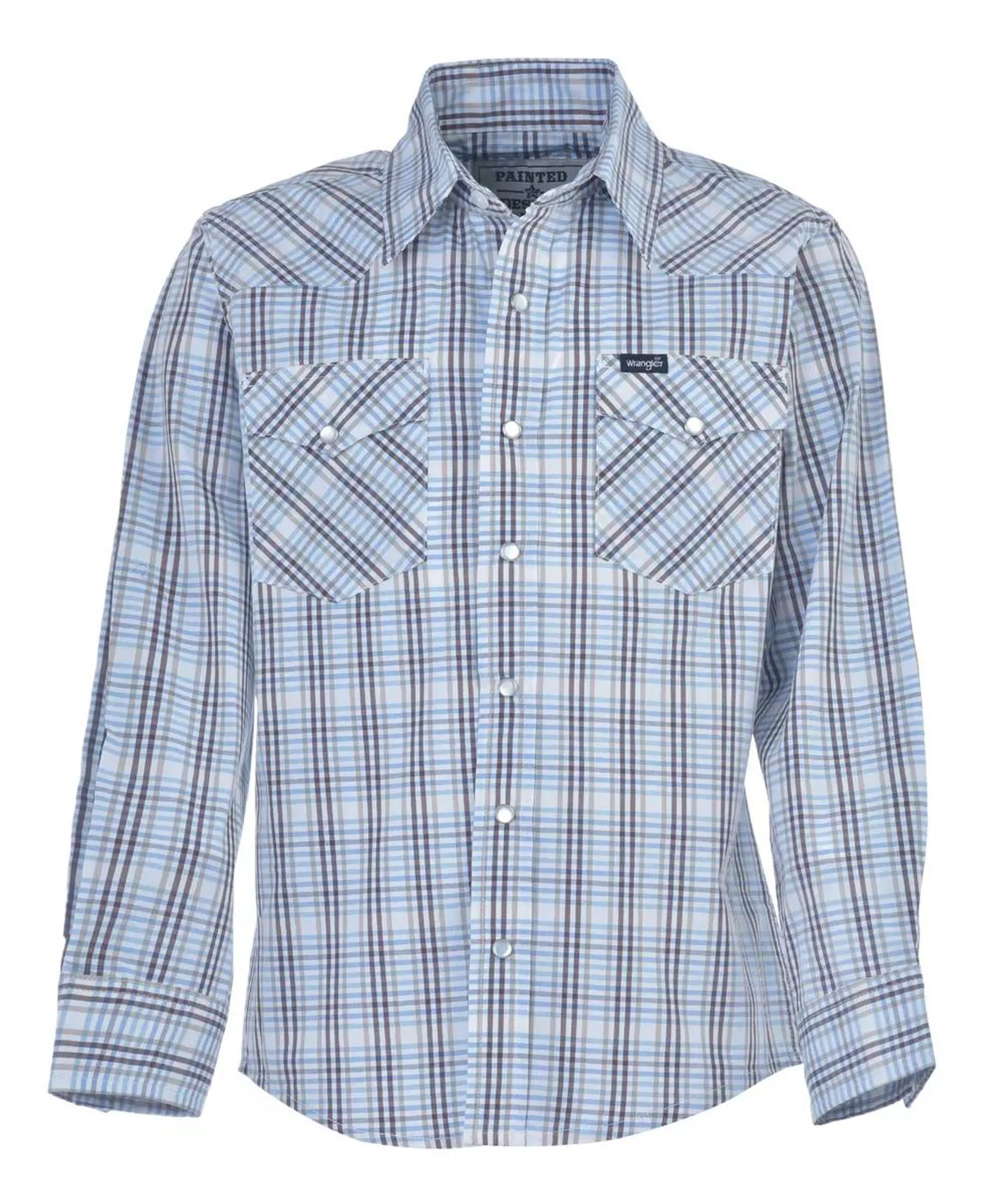 Camisa Vaquera Wrangler Niño Manga Larga Ro48