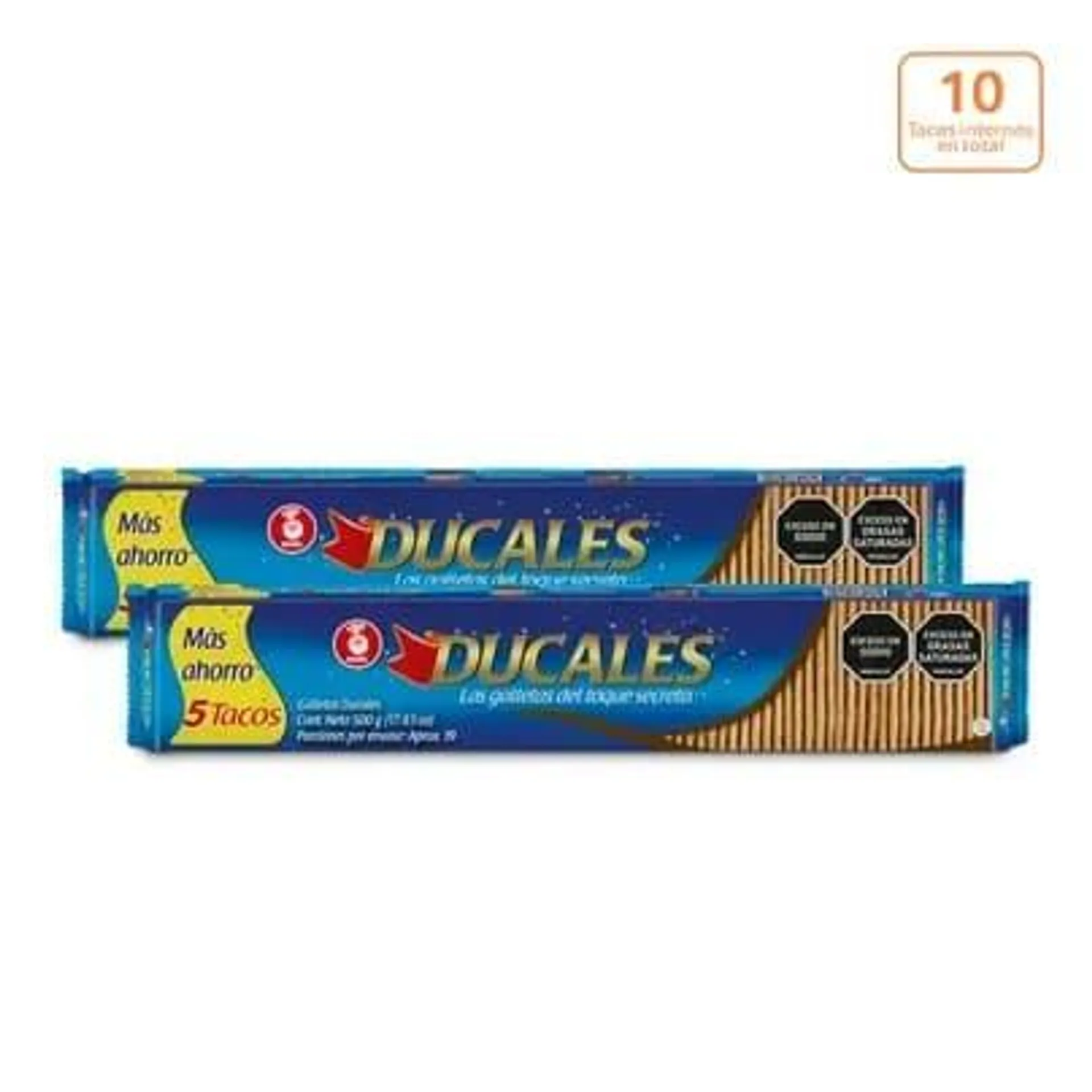 Galletas Ducales x 500g x 5 Tacos internos c/u