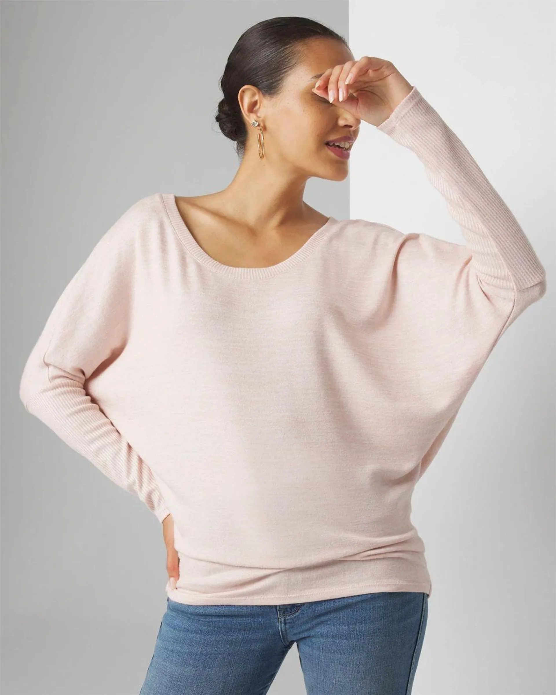 Long Sleeve Ribbed Tunic