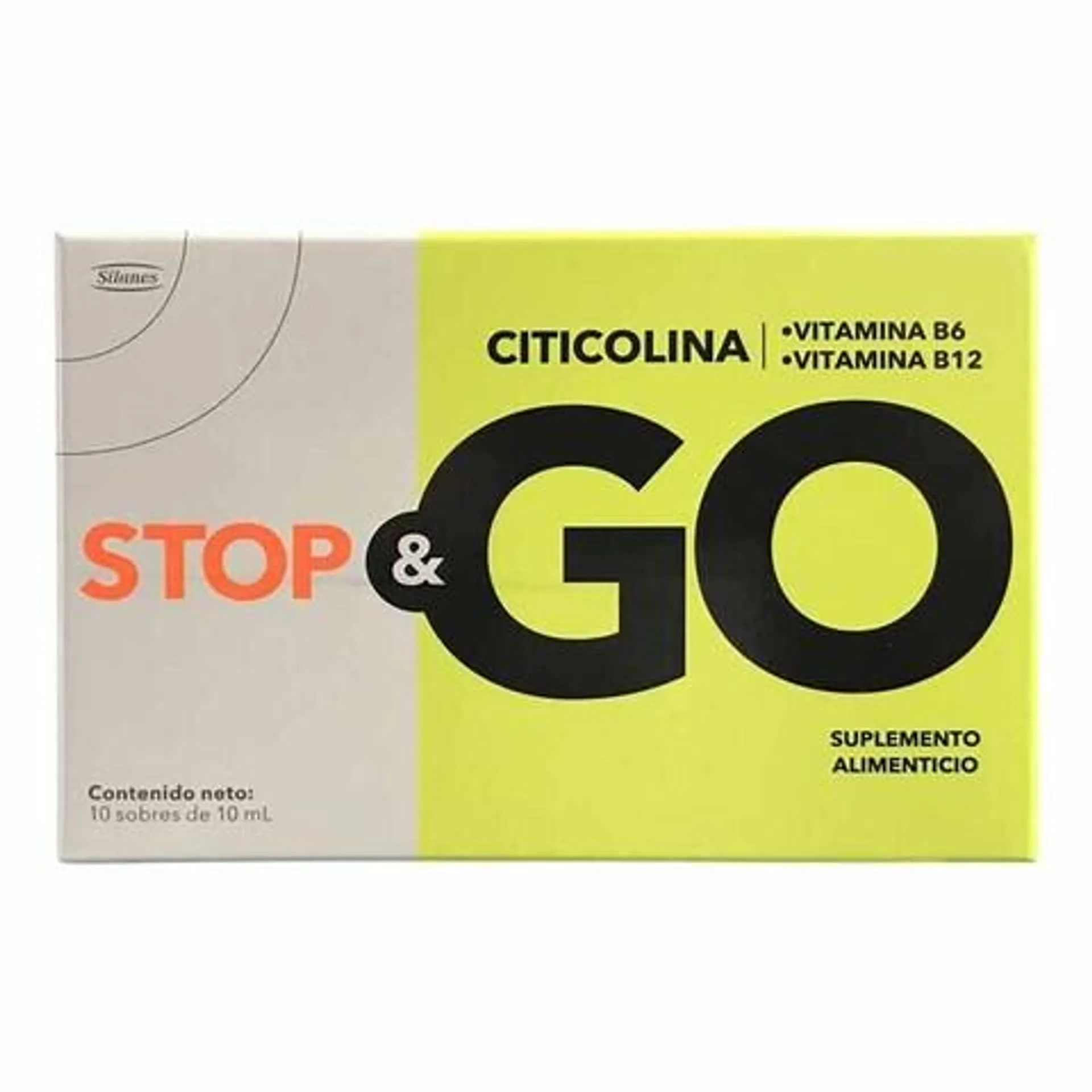 Stop&Go Suplemento Alimenticio Citicolina con Vitaminas B6 y B12