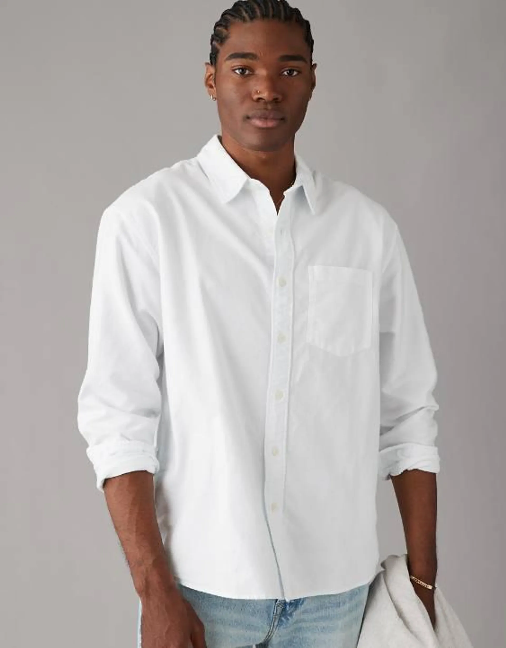 AE Camisa Oxford Everyday con botones