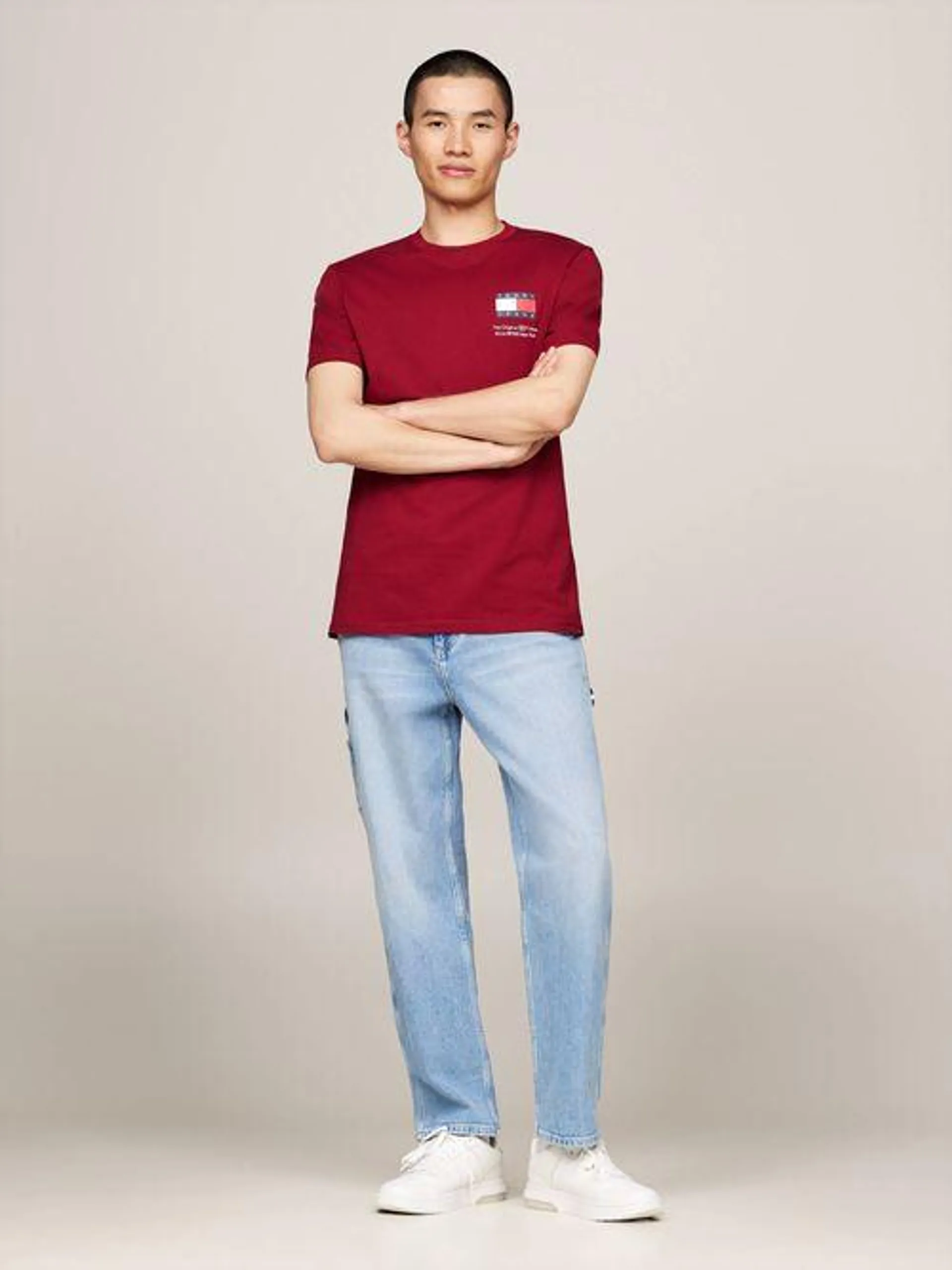 Playera Essential de corte slim con logo de hombre Tommy Jeans