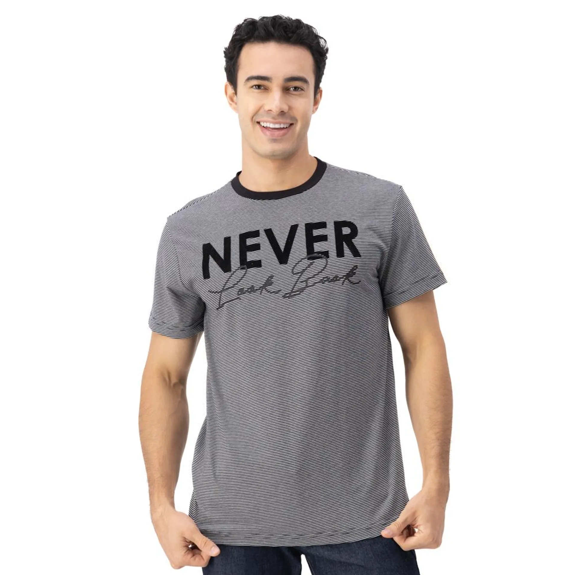 Playera Hummo Hombre Estampado Never Look Back