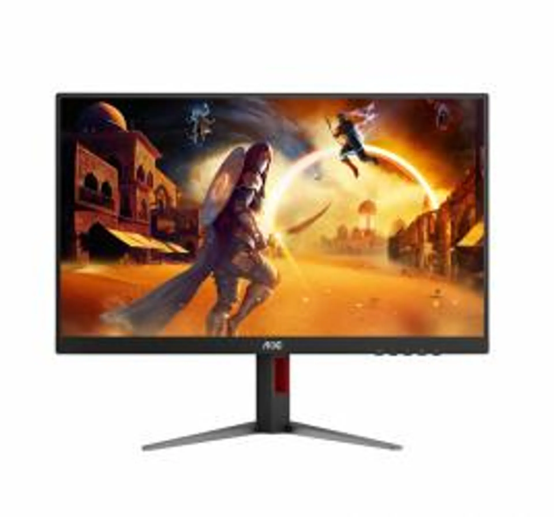 Monitor Gamer AOC 27G4 LCD 27", Full HD, 180Hz, HDMI/DisplayPort, Negro/Rojo