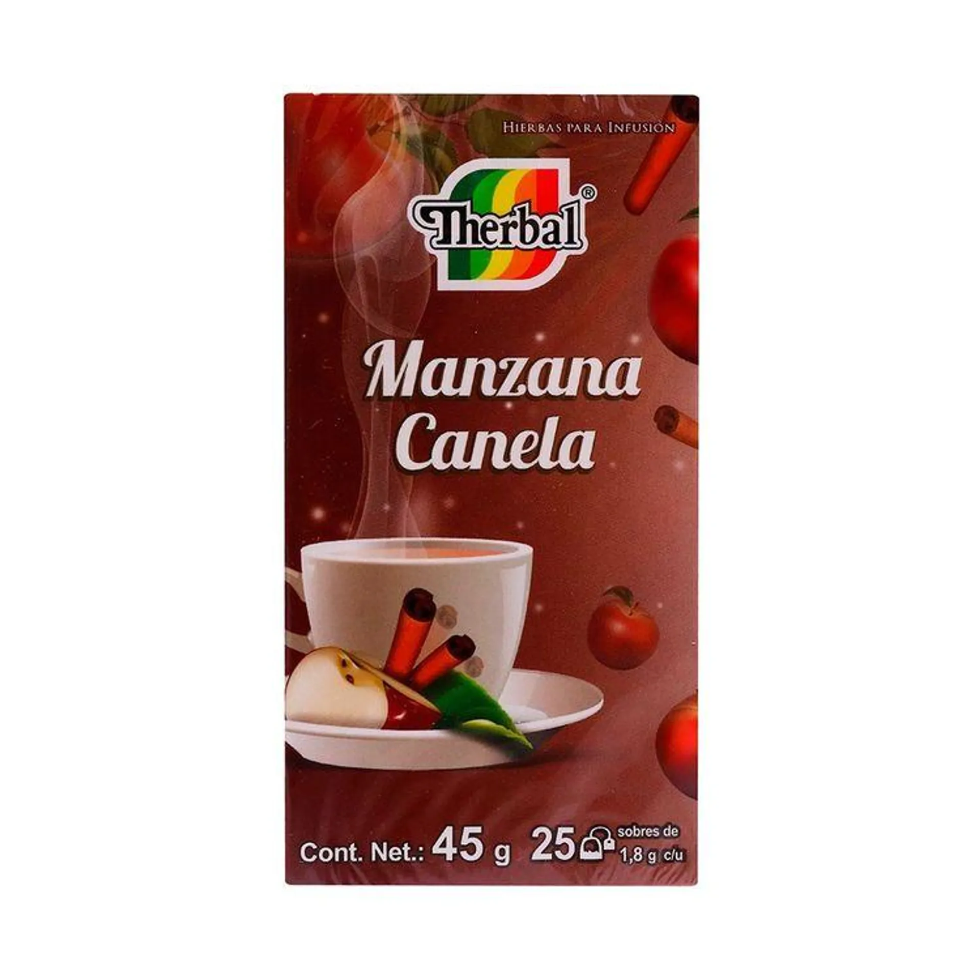 Té Manzana a La Canela 25 Sobres - Therbal - 1 pieza