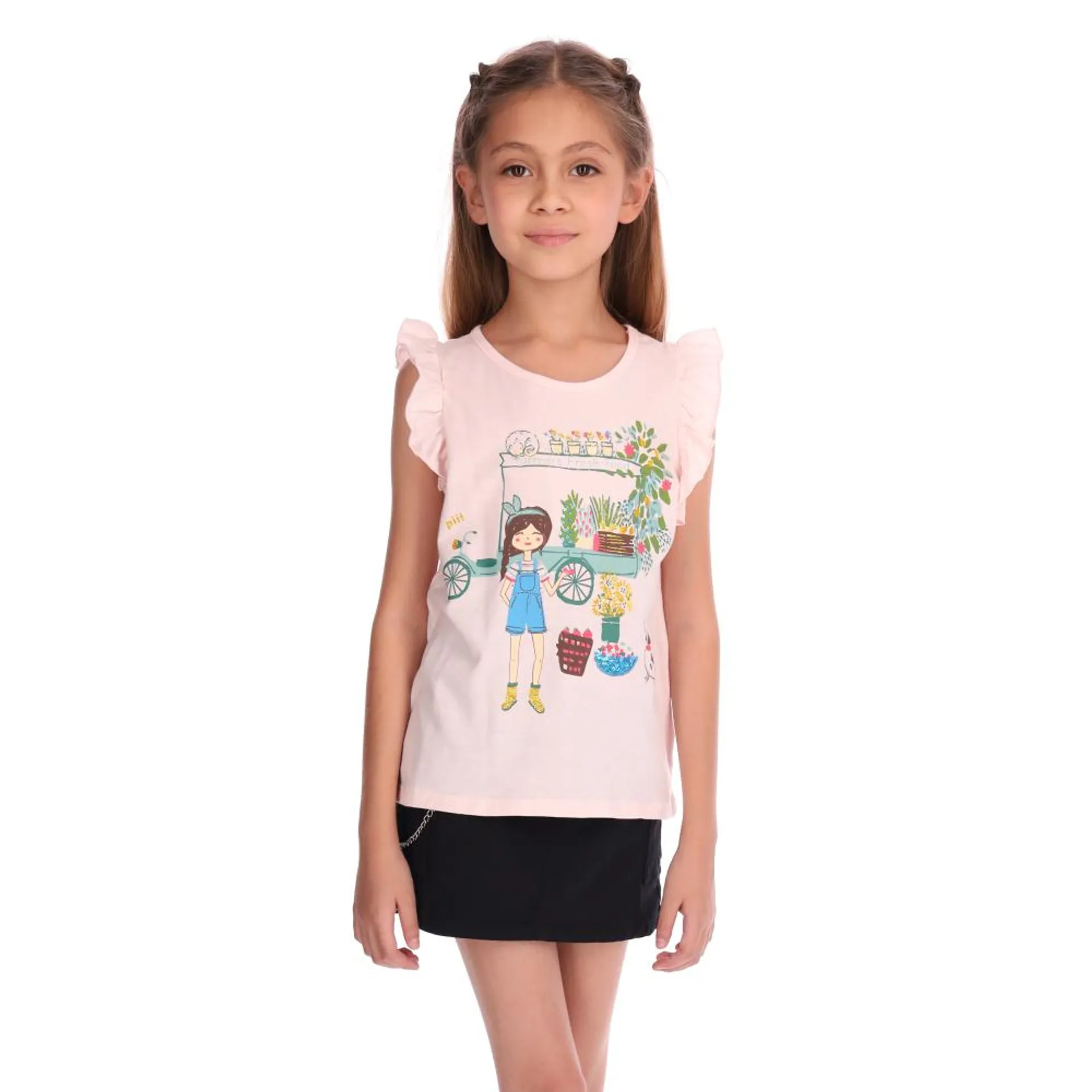 Playera Fantastic Niña Con Diseño Frontal