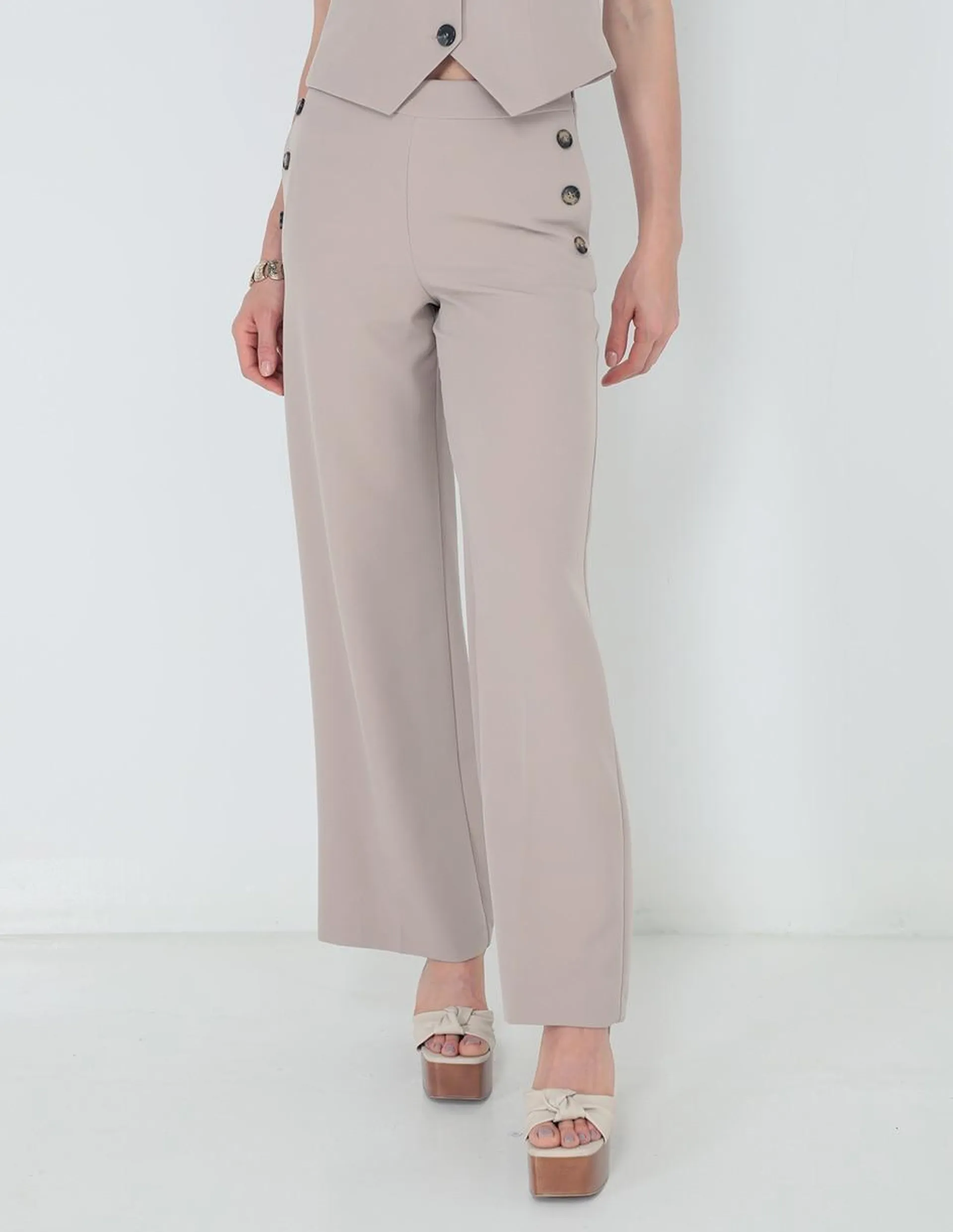 Pantalón Metropolis Straight para mujer