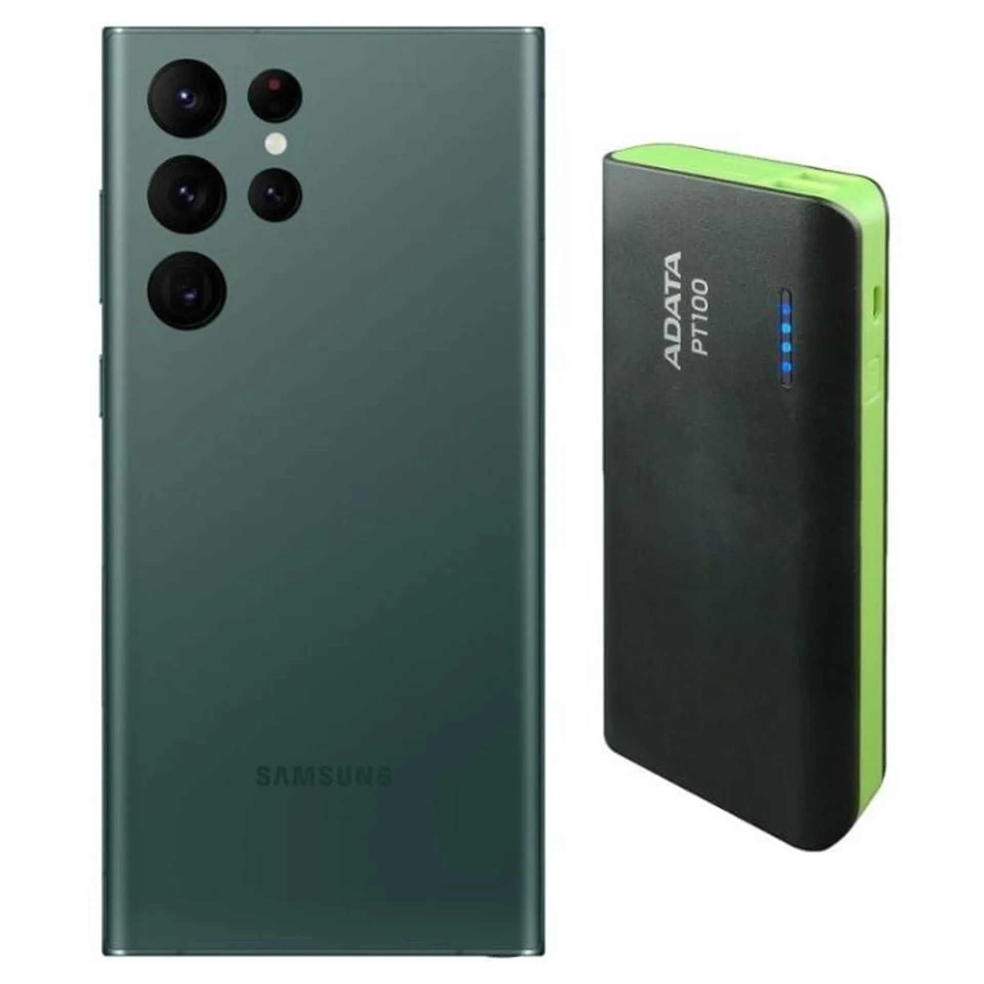 galaxy s22 ultra Reacondicionado 512GB verde + power bank 10,000mah