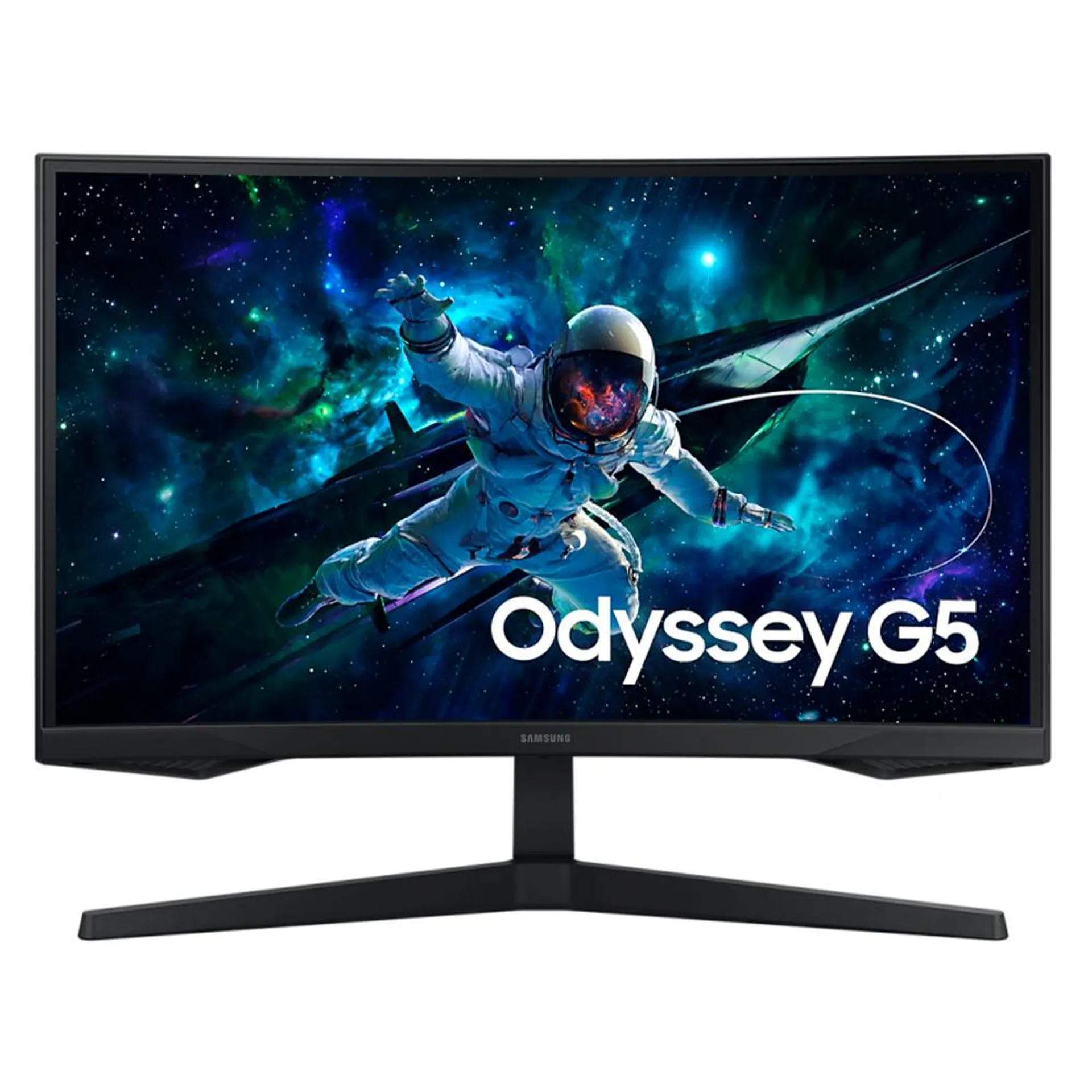 Monitor Gamer Curvo Samsung Odyssey G5 G55C LED / 27" / Quad HD / FreeSync / 165Hz / HDMI / Negro / LS27CG552ELXZX