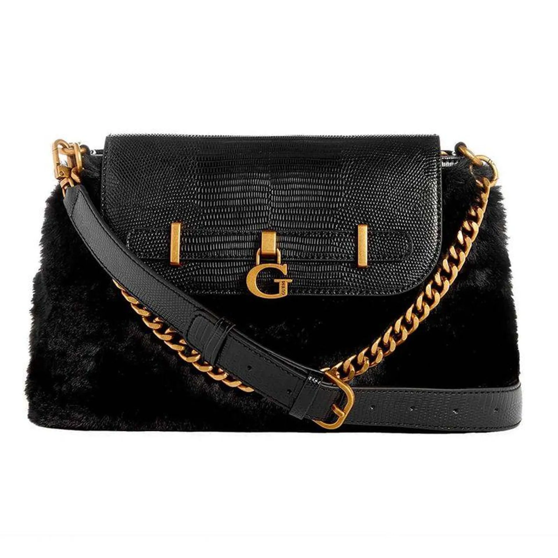 Bolsa Casual Para Dama Guess Negro WK897320-BLA