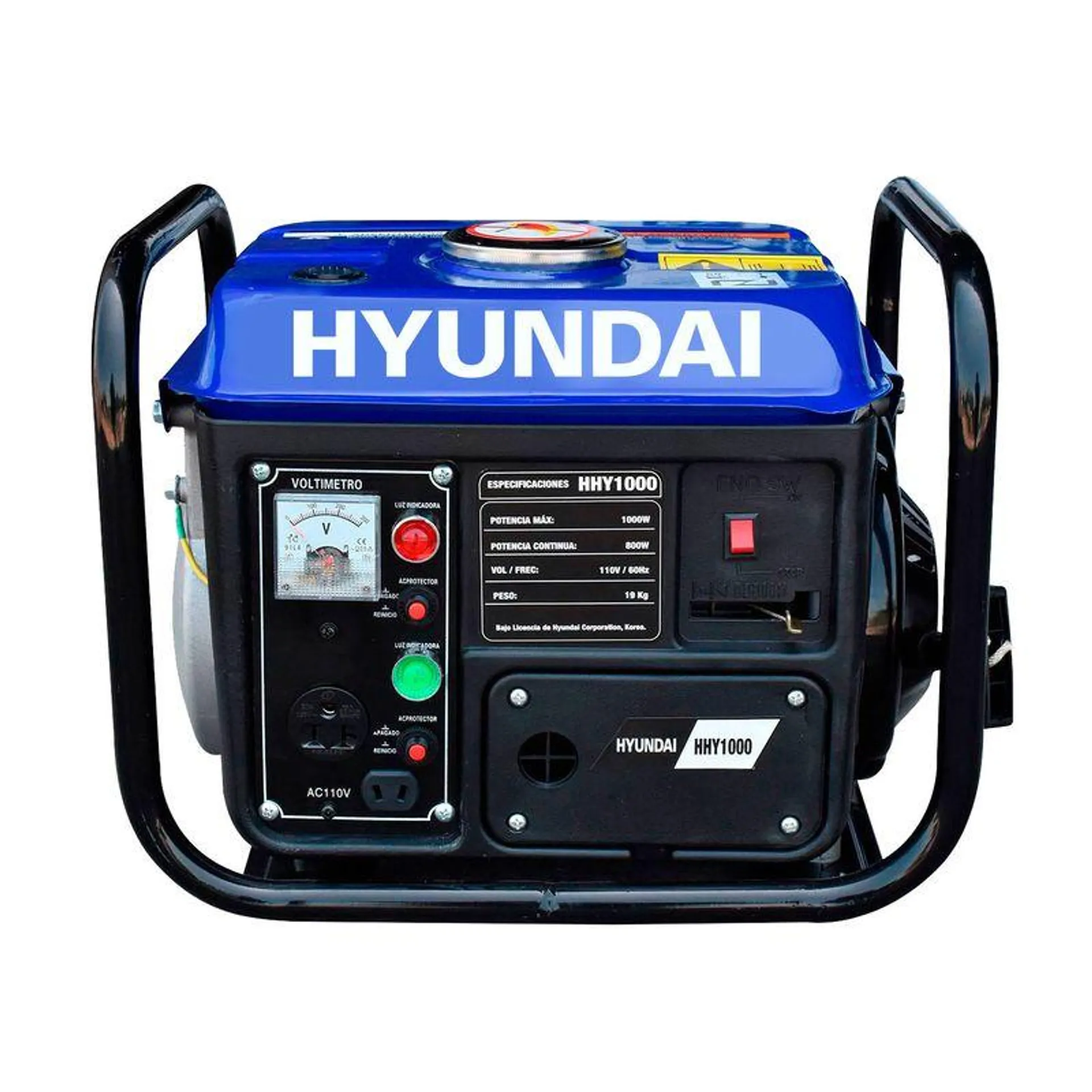 Generador Hyundai Portátil A Gasolina HHY1000 800-1000w