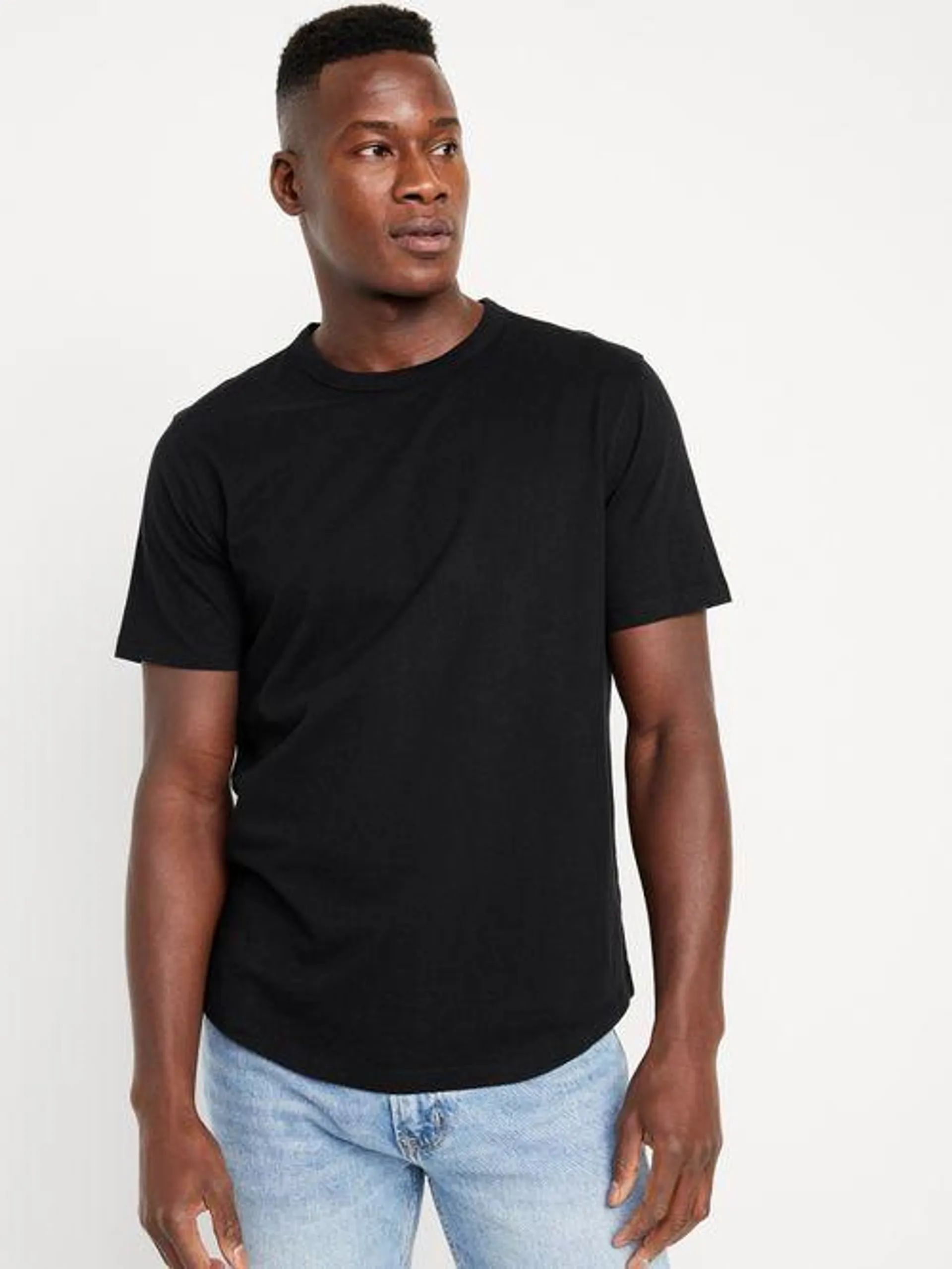 Playera de manga corta con dobladillo curvo Old Navy para Hombre