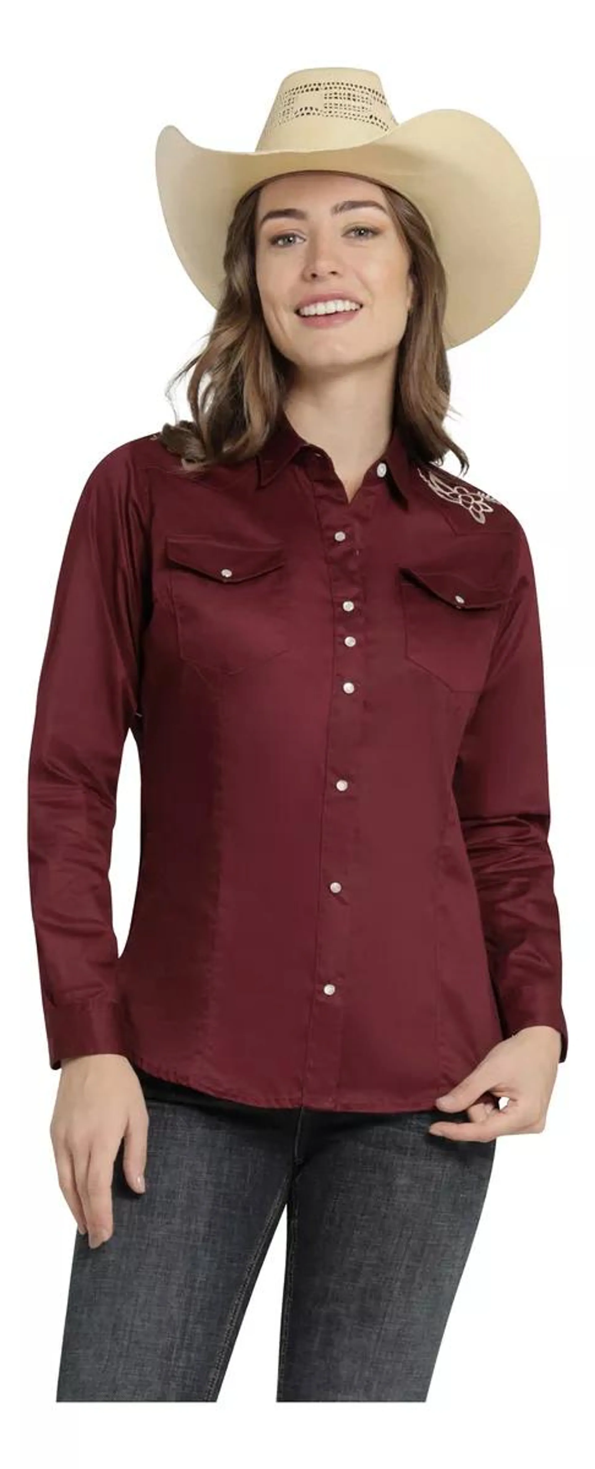 Blusa Vaquera Mujer Wrangler Slim Fit 410