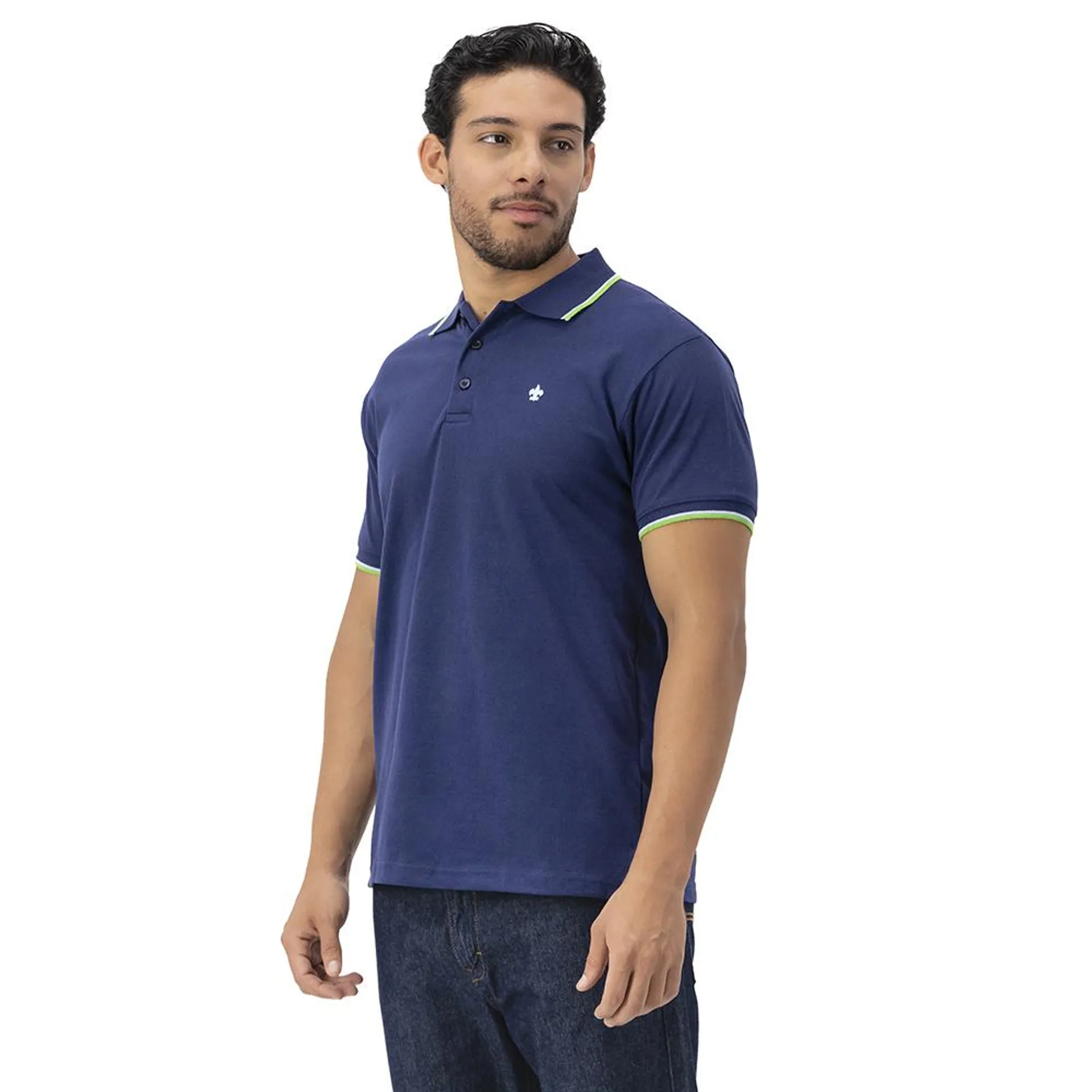 Playera Tipo Polo Hummo Hombre Logo Bordado