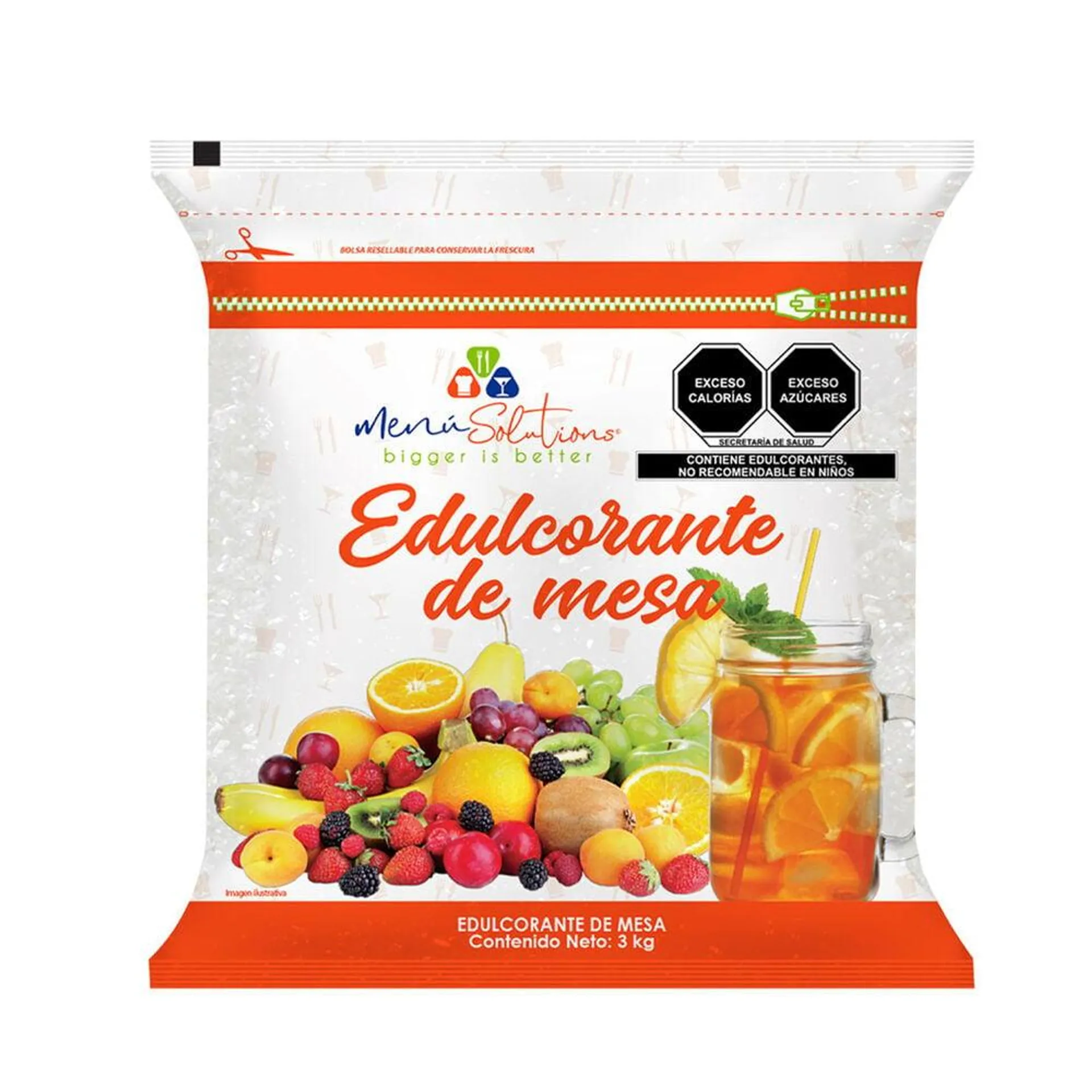 Endulzante Bajo en Calorías Menú Solutions 3 Kg