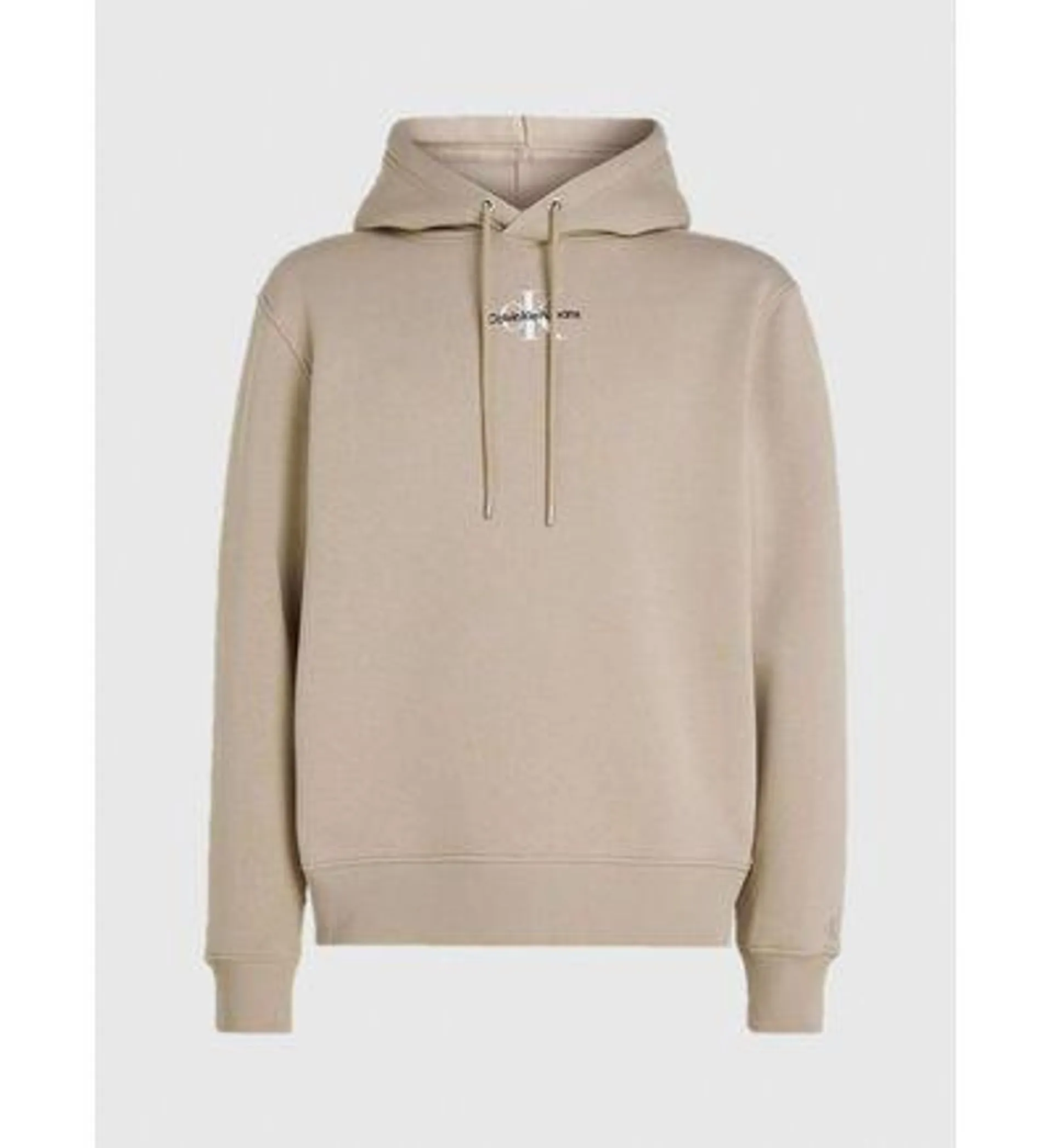 Sudadera Calvin Klein Monologo Hombre Beige