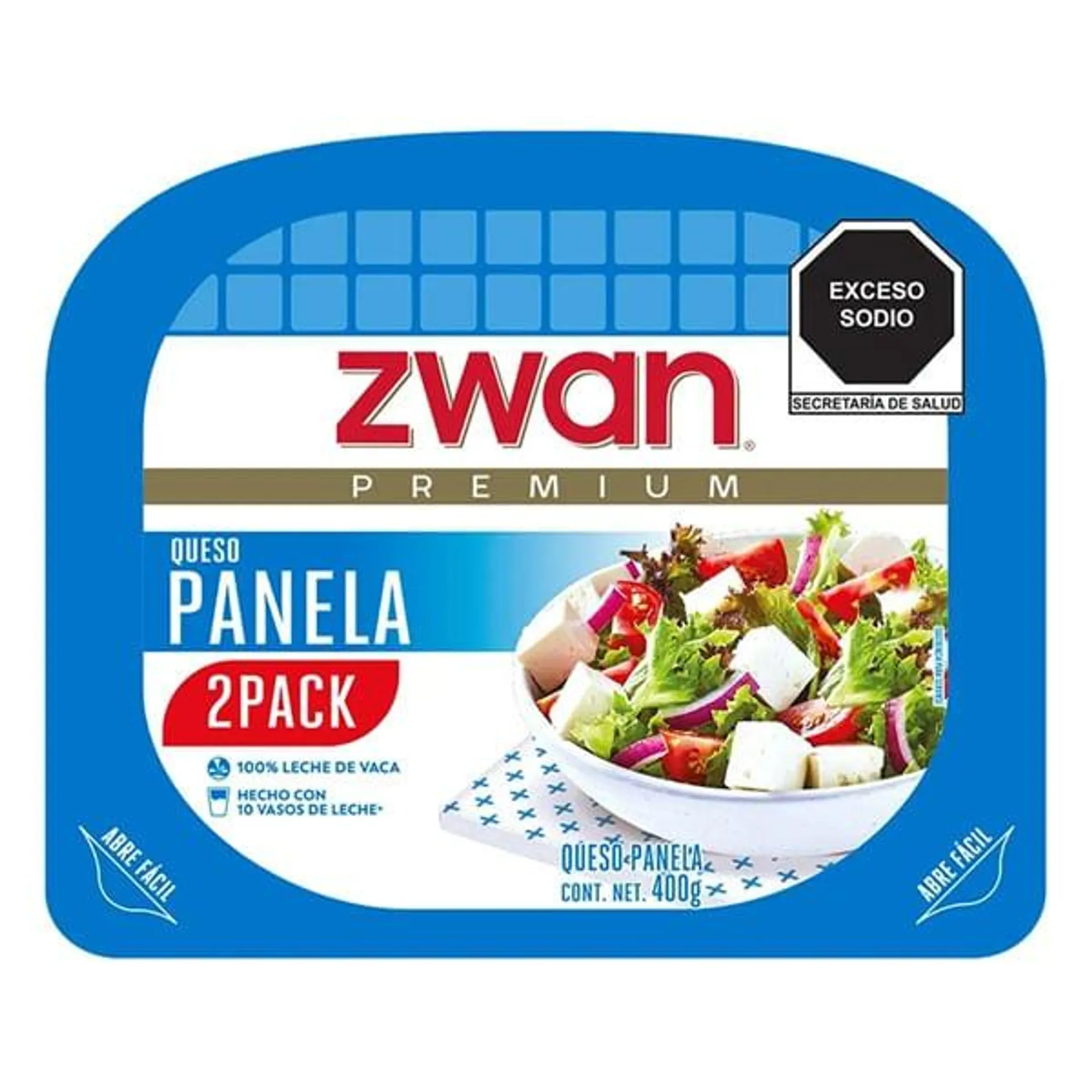 Queso Zwan panela 2 pack 400 g