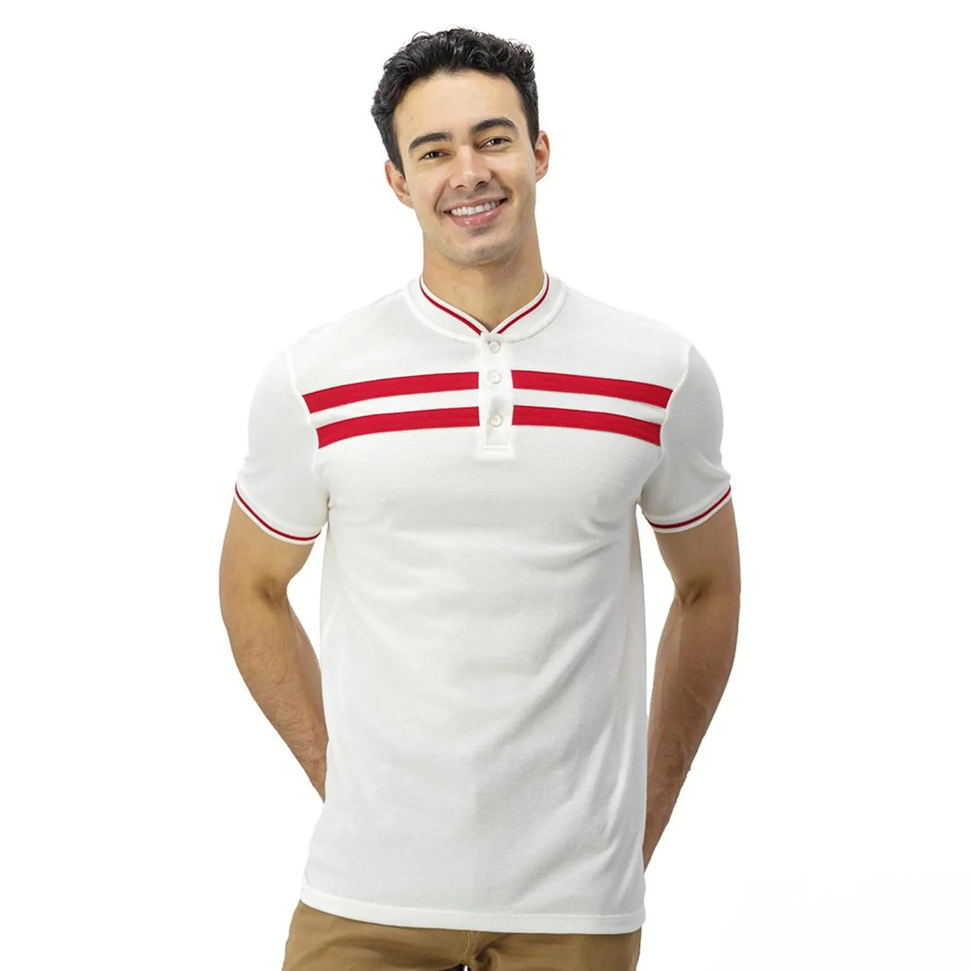 Playera Hummo Hombre Con Cortes En Pecho En Contraste