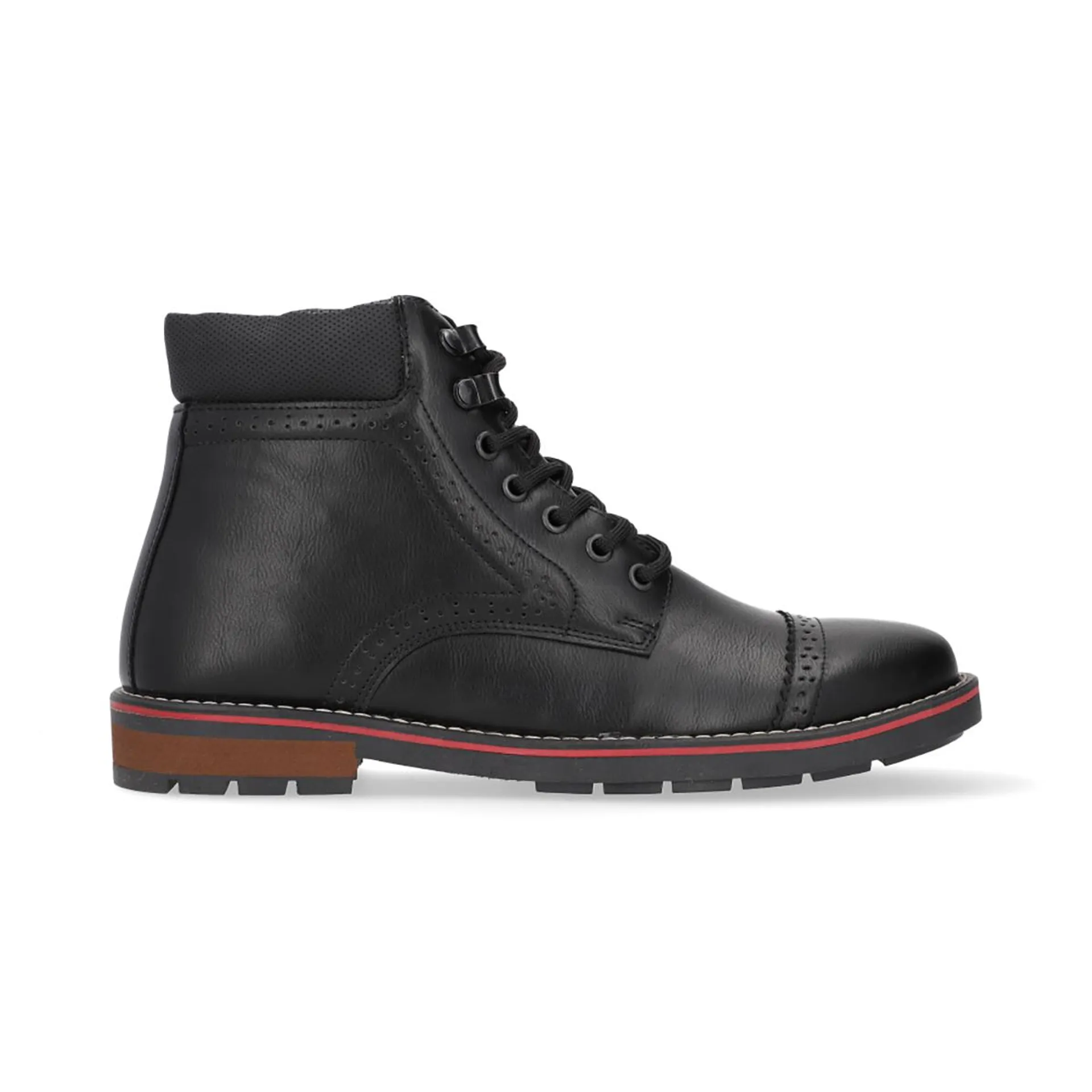 BOTÍN OZONO PARA HOMBRE ESTILO 654401 NEGRO