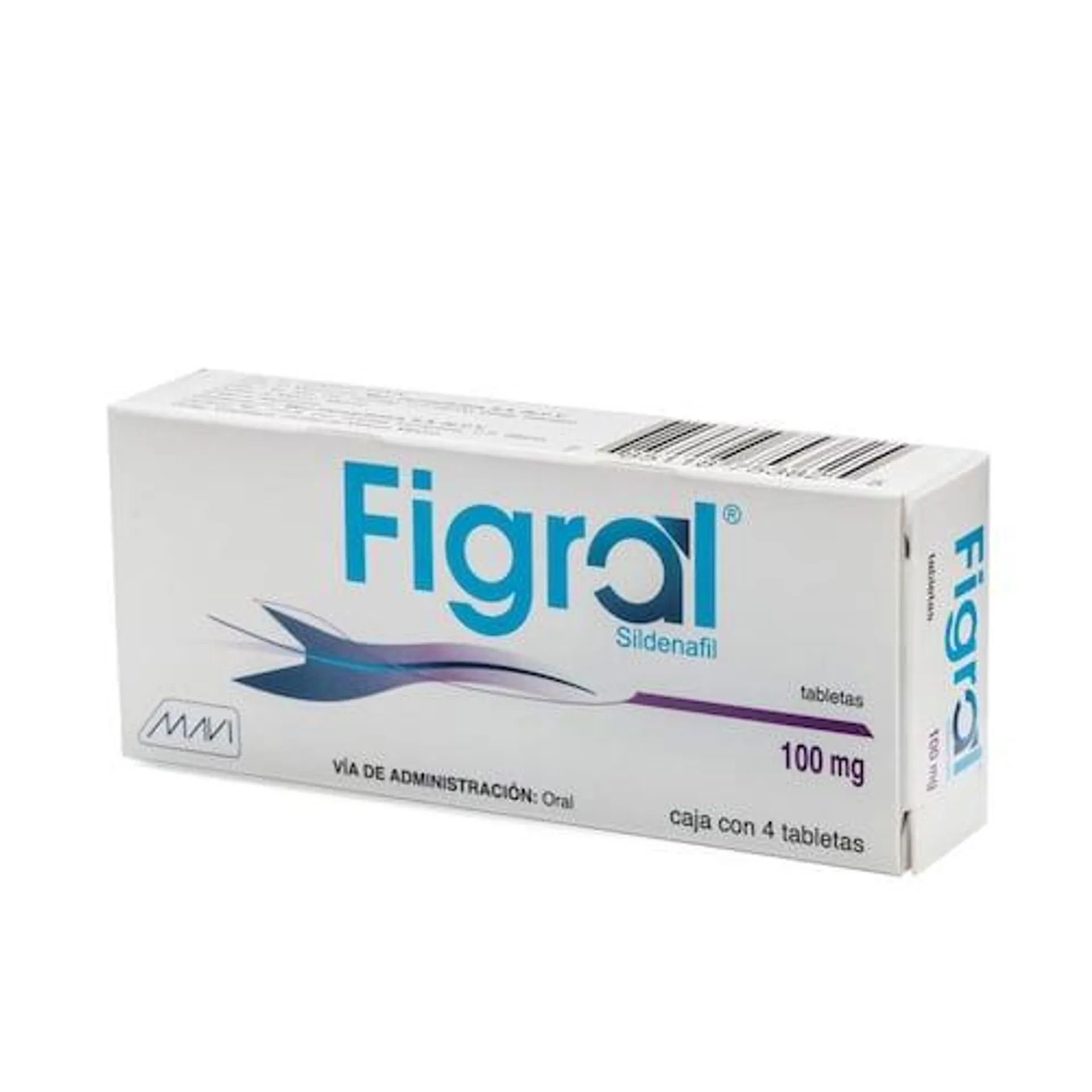 Figral 100mg tab4mavi