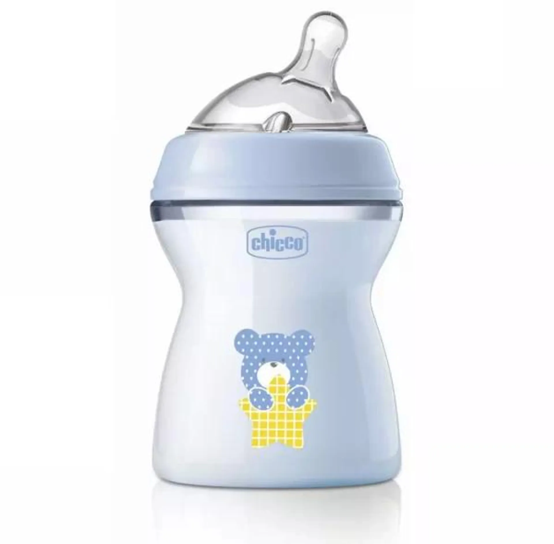 Biberón Chicco natural feeling 2m+ 9oz – 250ml Azul