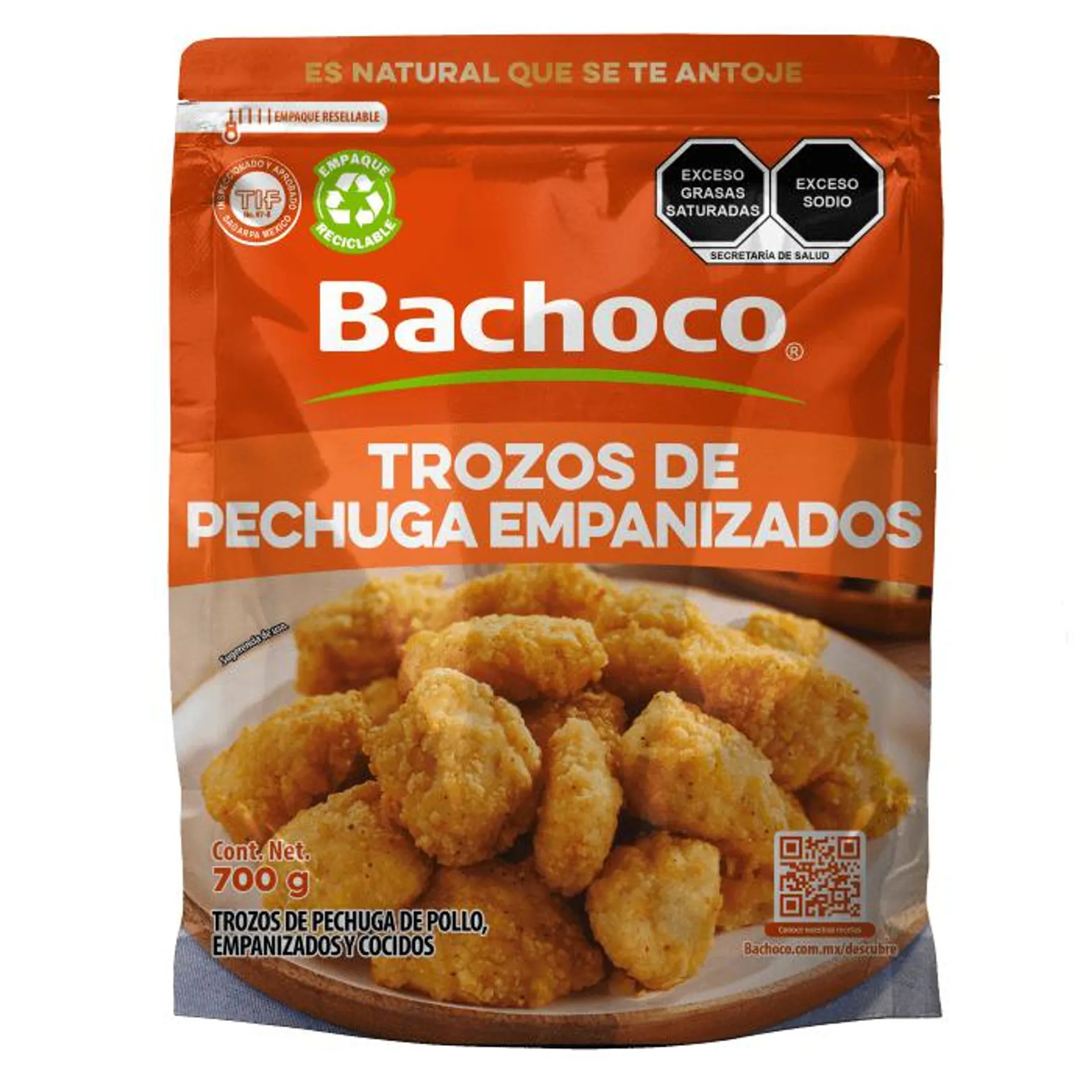 TROZOS DE PECHUGA CRUJIENTES BACHOCO 700 GR.