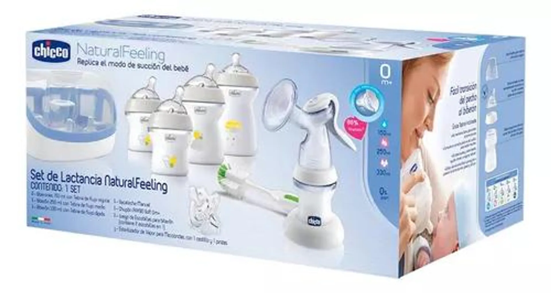 Chicco Set De Inicio De Lactancia Completo Natural Feeling