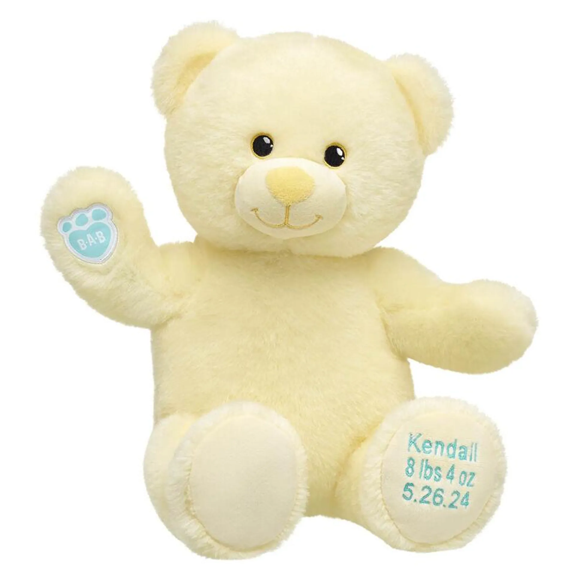 Personalized Baby Yellow Teddy Bear