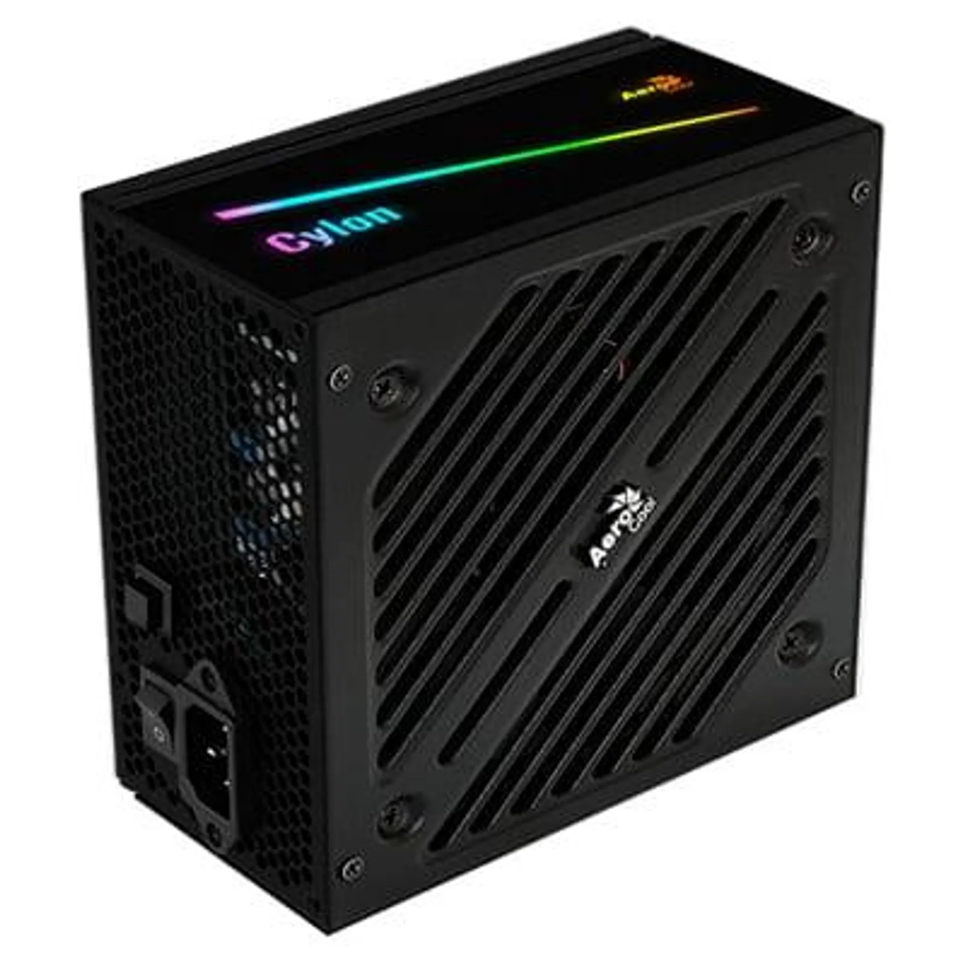 Fuente de poder 700W Aerocool Cylon 700W, 80+ Bronze, RGB, ATX, 4718009157255