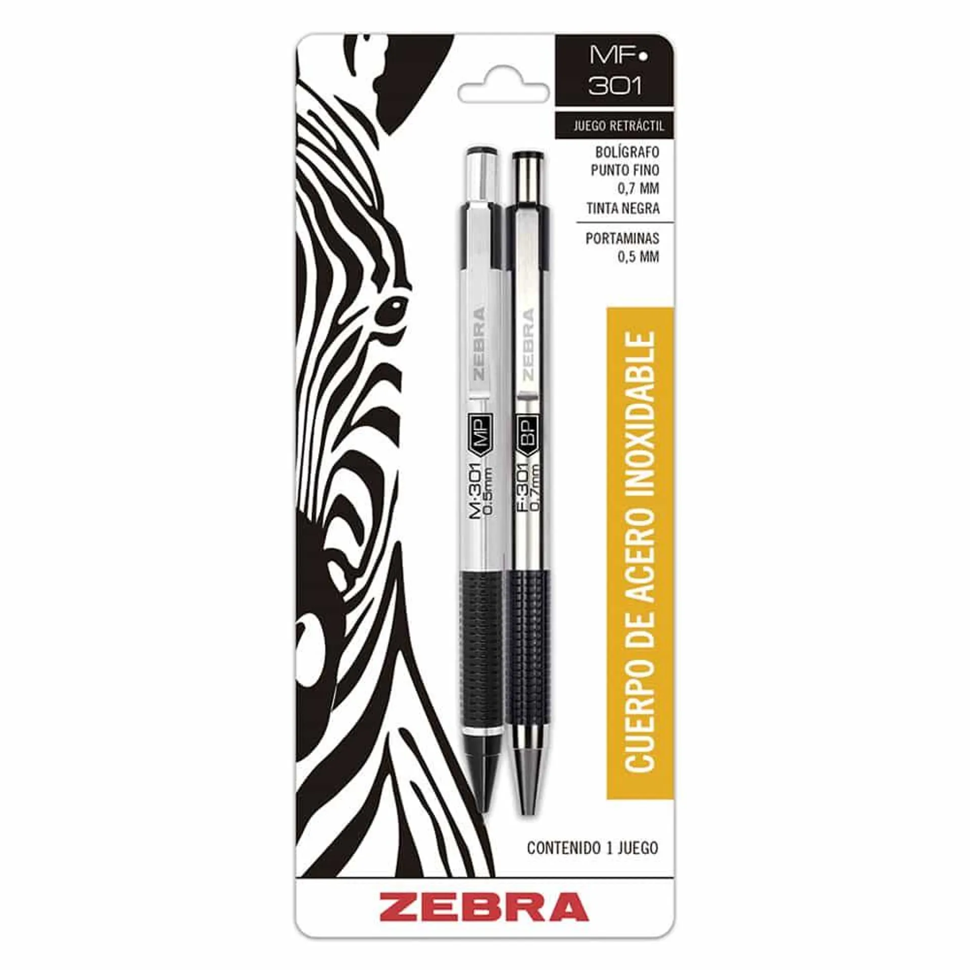 Bolígrafo Juego con Lapicero Blíster MF-301 Zebra