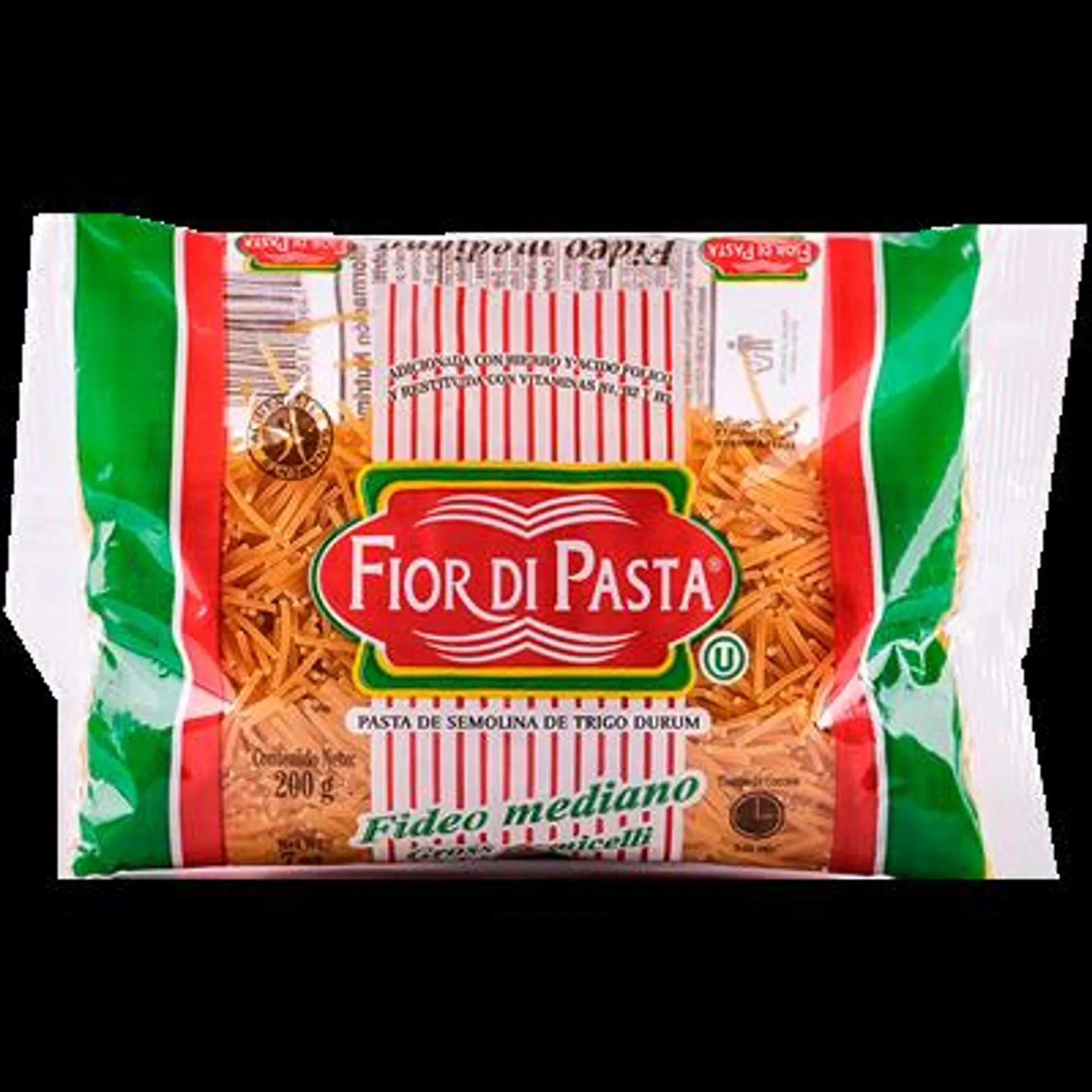 PASTA PARA SOPA FIDEO MEDIANO FIOR DI PASTA 200 GRAMOS