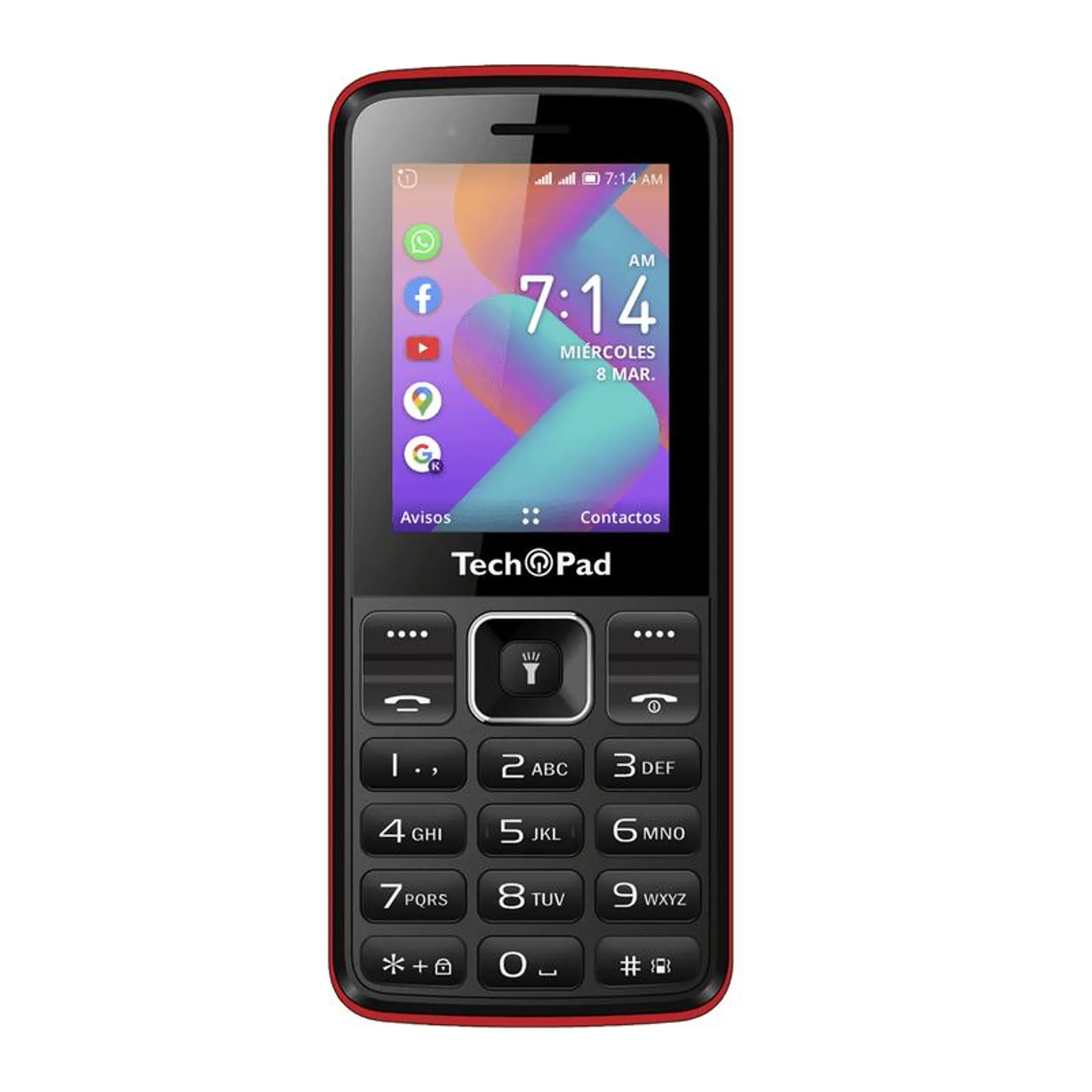 Celular Tech Pad Kaios One 3G 4 GB 512 MB Ram 2.4 Pulg Wi-Fi