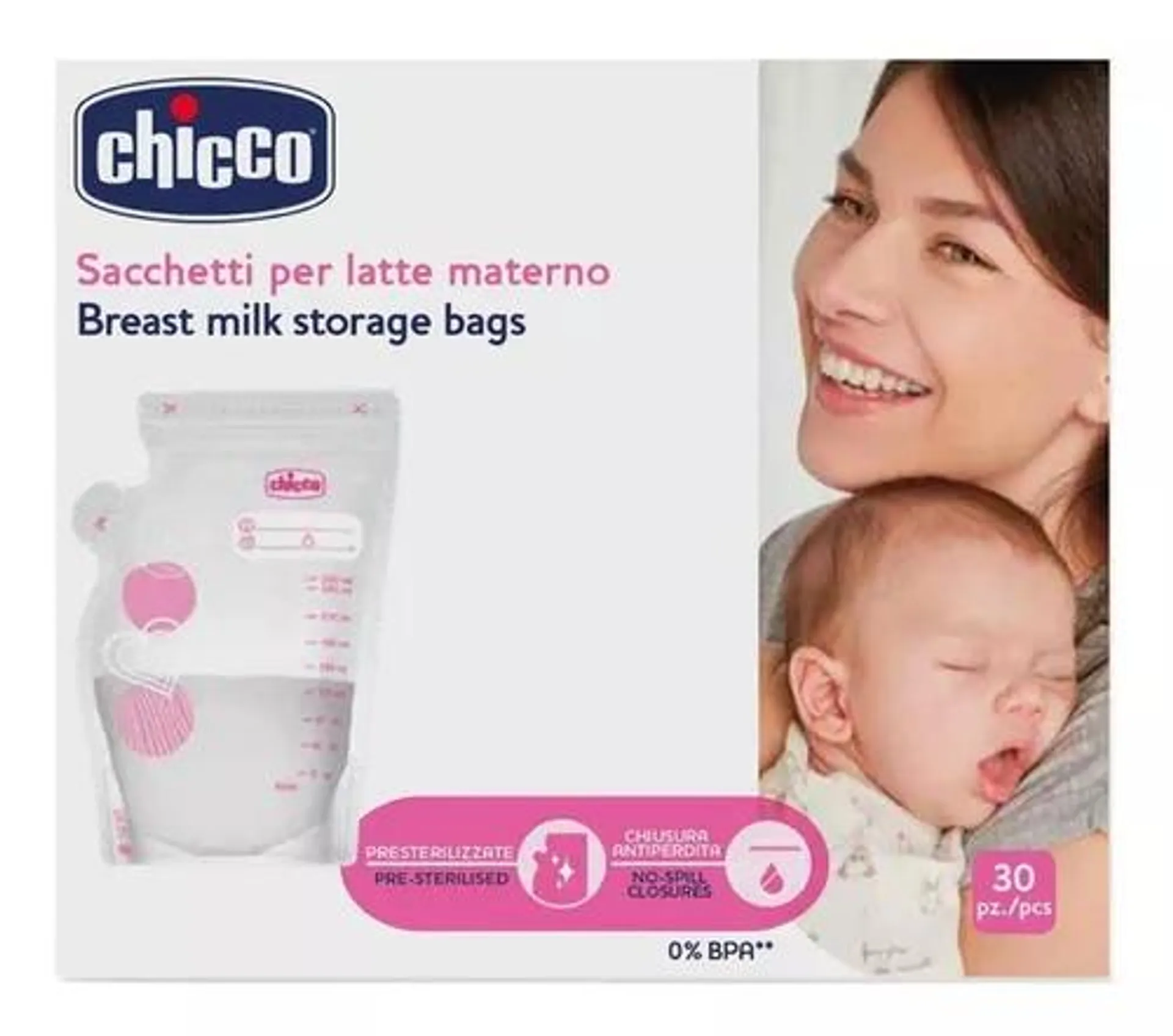 Chicco Bolsas Contenedoras De Leche Materna