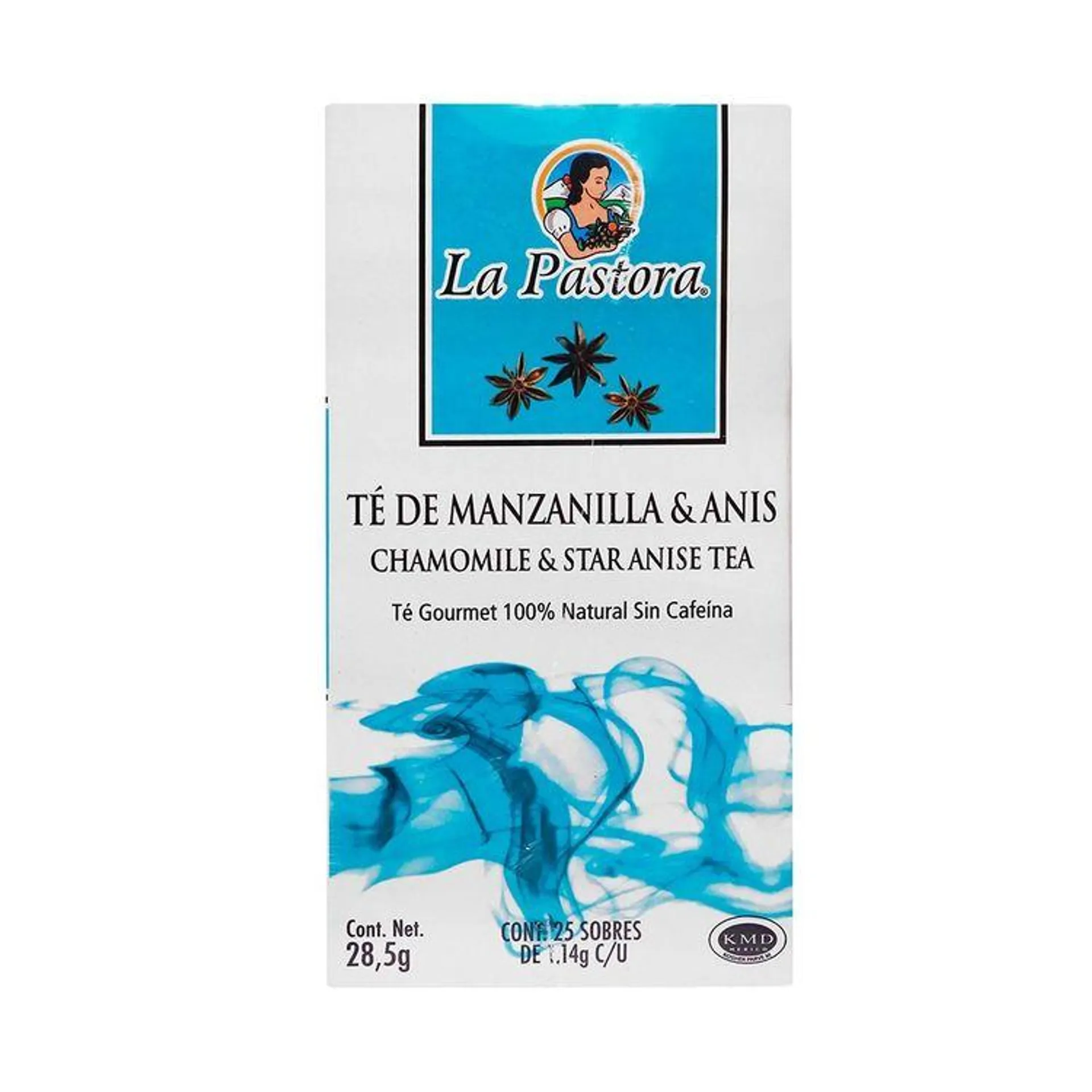 Té de Manzanilla y Anis 25 Sobres 1 Pieza - La Pastora - 1 pieza