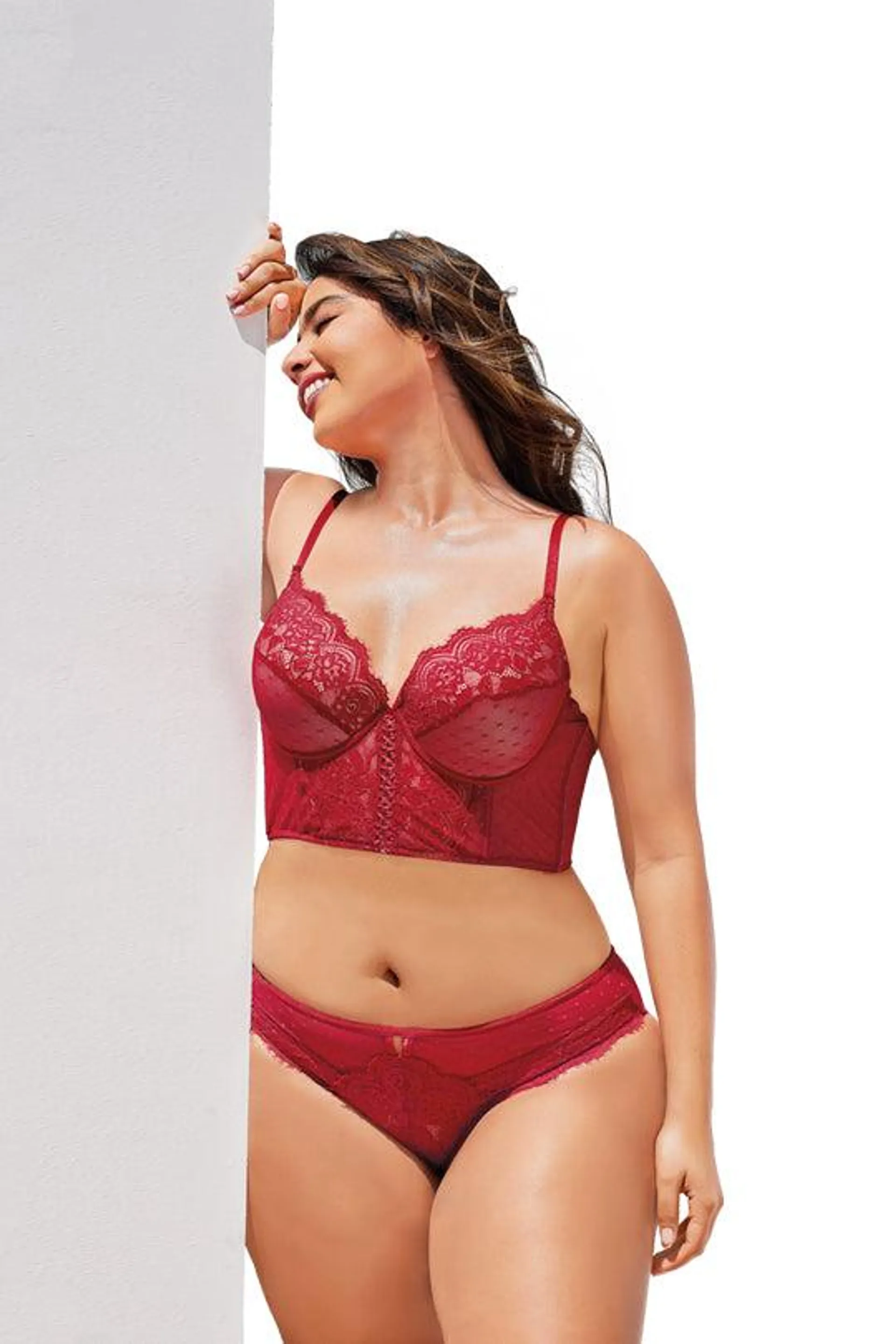 Brassiere vino tipo bustier 80666