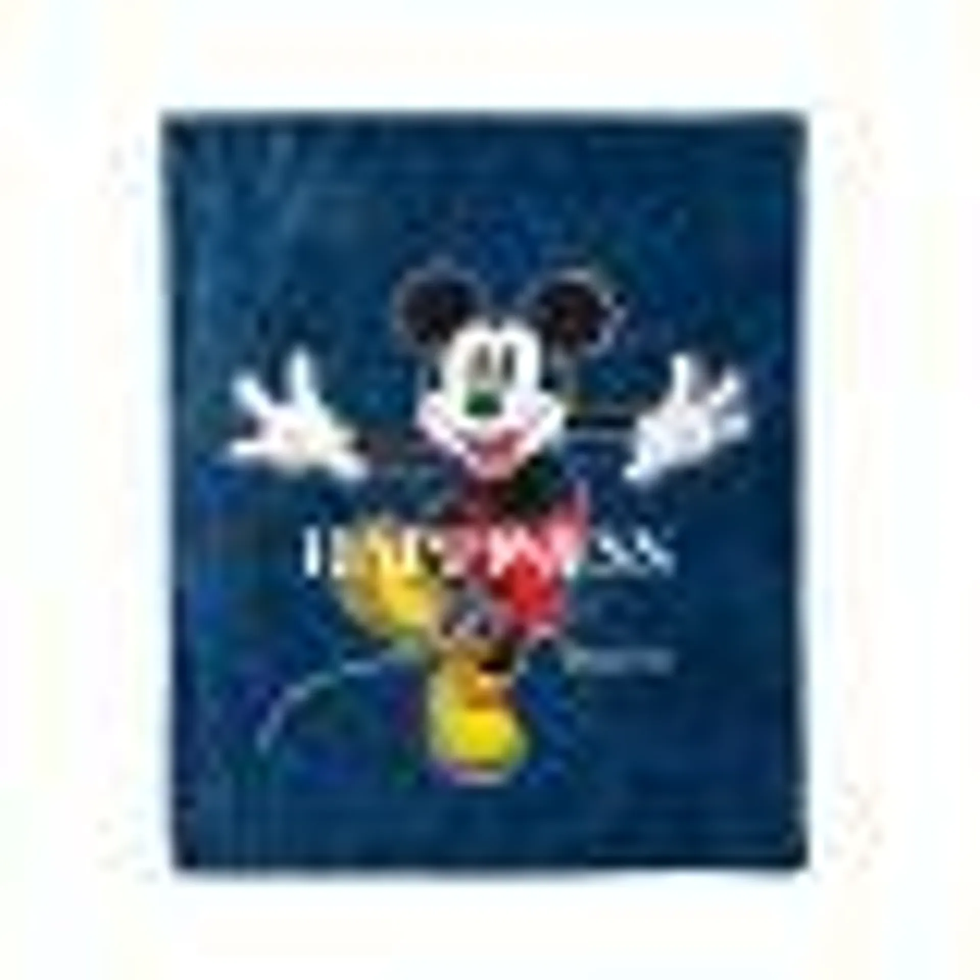 COBERTOR SERENITY FRAZADA MICKEY POSTALES NAVIDAD