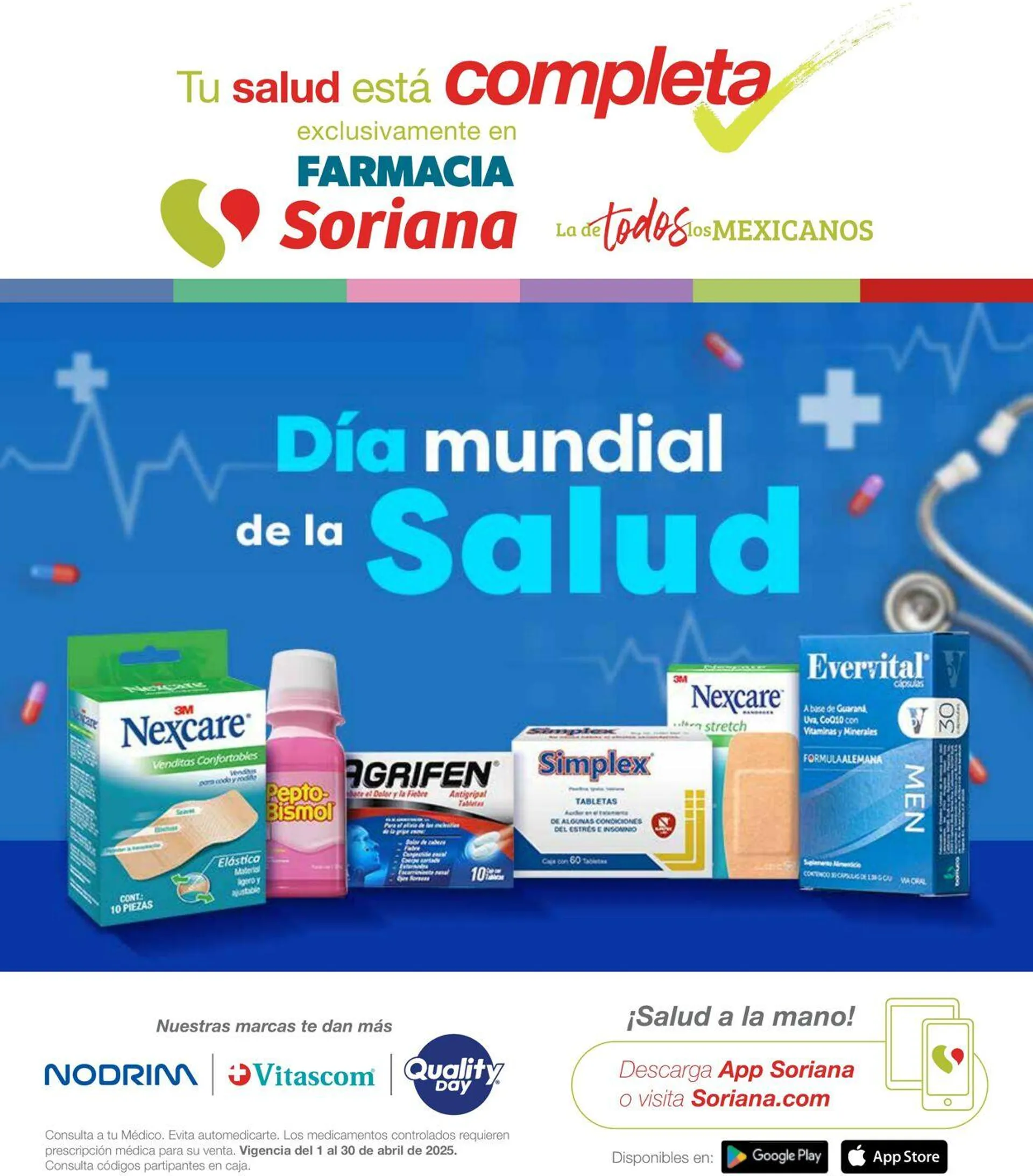 Soriana - Folleto Farmacia Abril Híper Nacional Oferta actual - 1