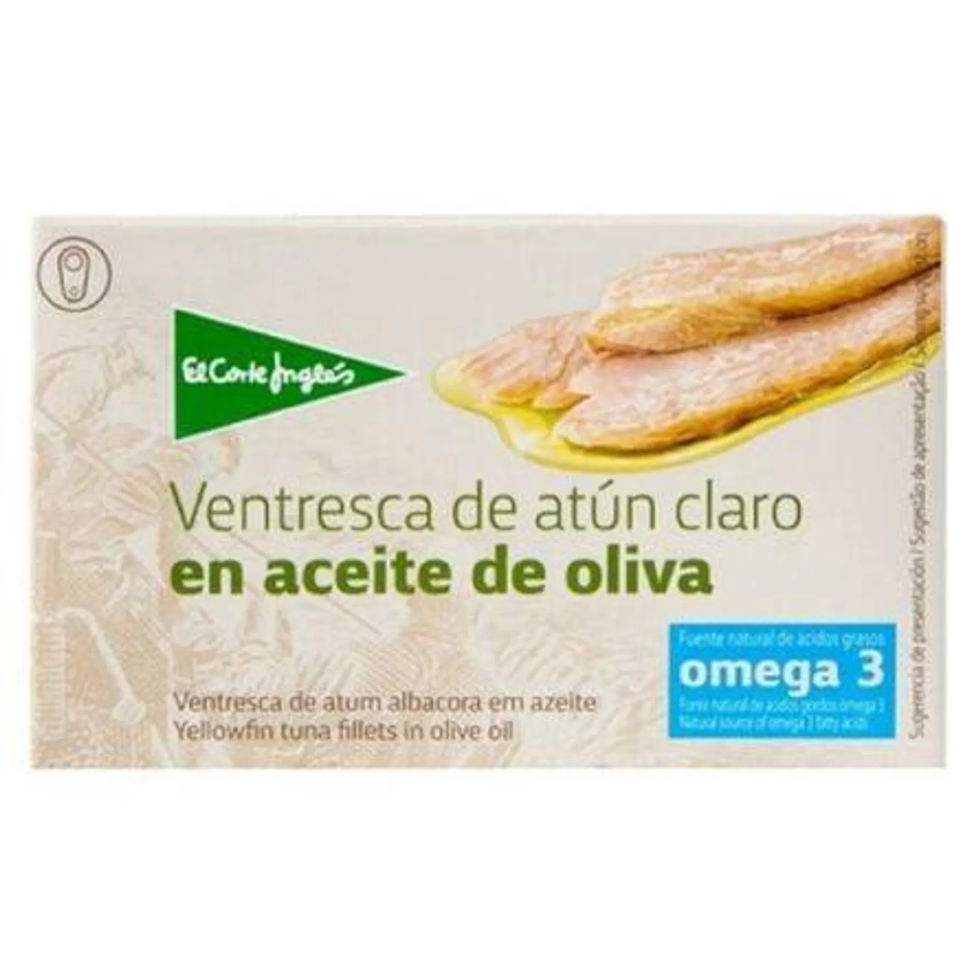 Ventresca de Atún Claro en Aceite de Oliva El Corte Inglés 73g