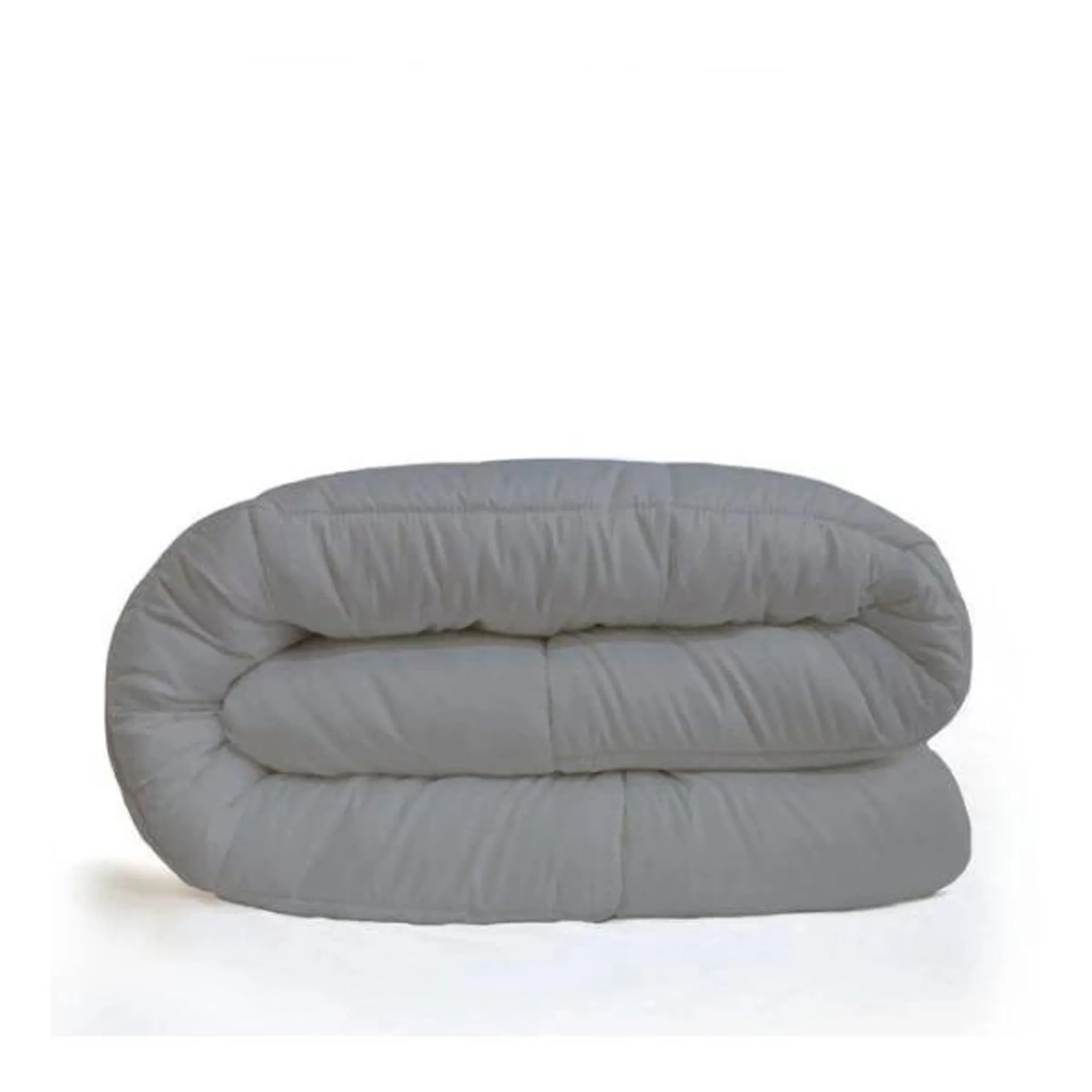 EDREDÓN DUVET CON RELLENO GRIS ULTRA SUAVE