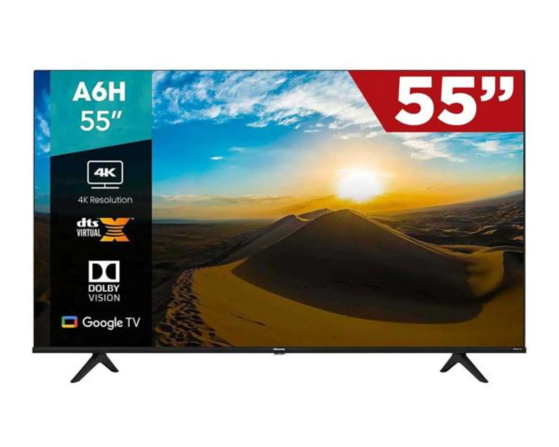 Televisor Smart Tv Ultra Hd 4k Hisense 55a6h 55" 55