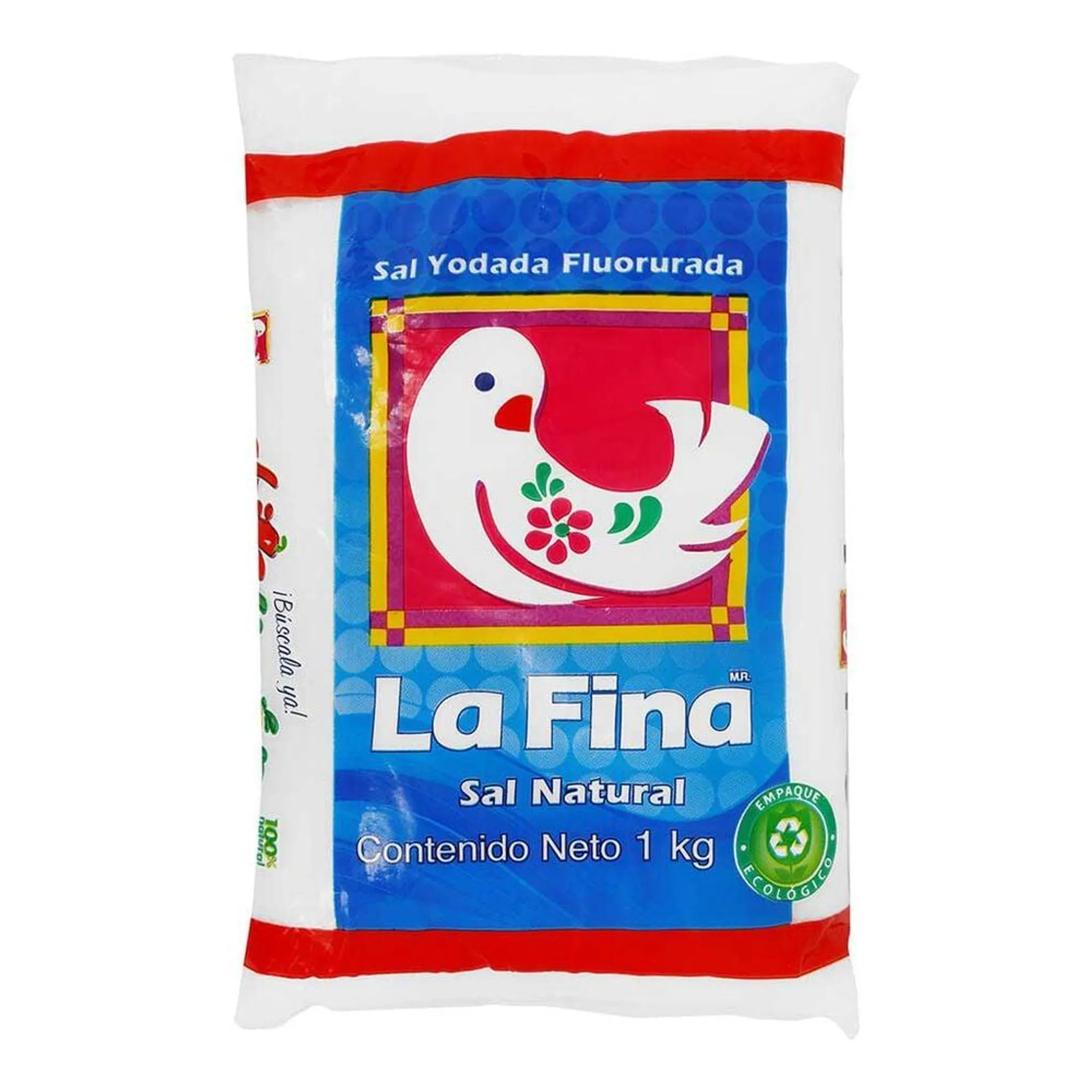 Sal de Mesa Yodada/Fluorurada La Fina 20/1 Kg