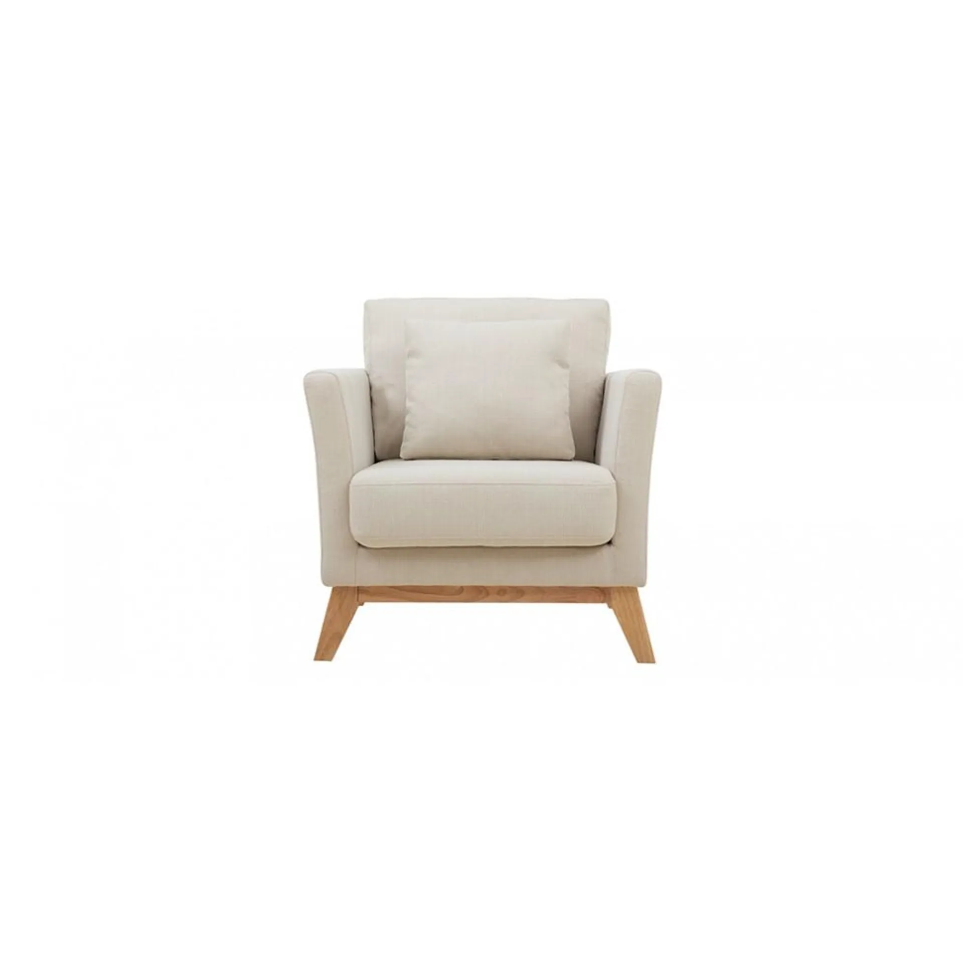 Prince - Sillon estilo moderno tela color beige