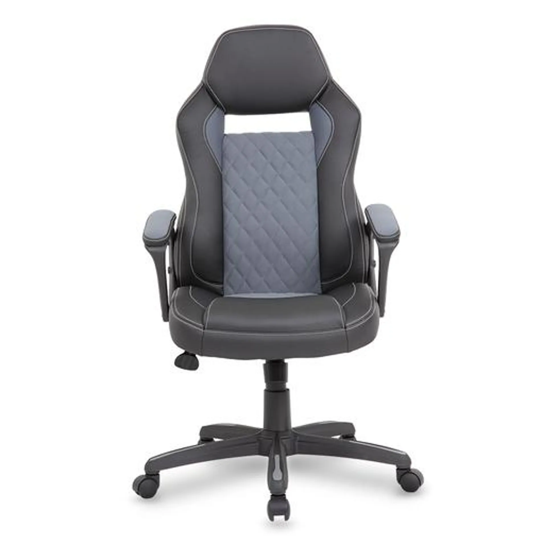 Silla Gamer Office Depot Gordon Plus / Polipiel / Negro con azul