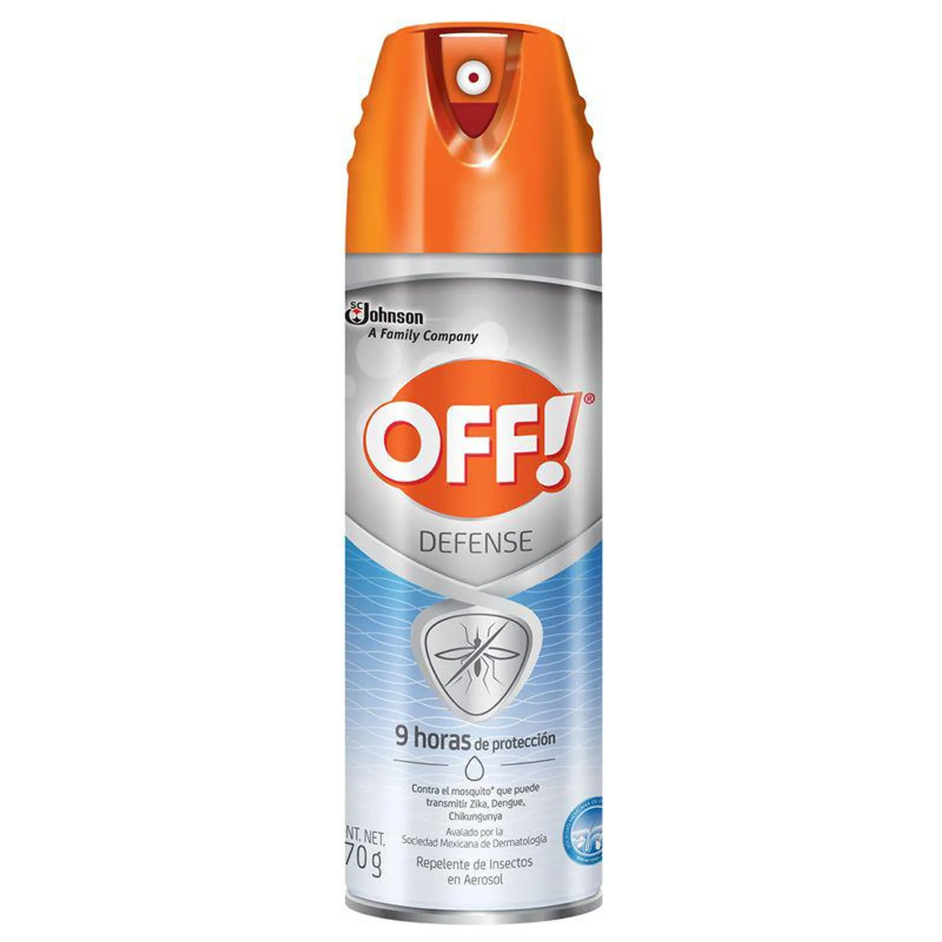 Repelente de Insectos en AerosoL Off! Defense 170g