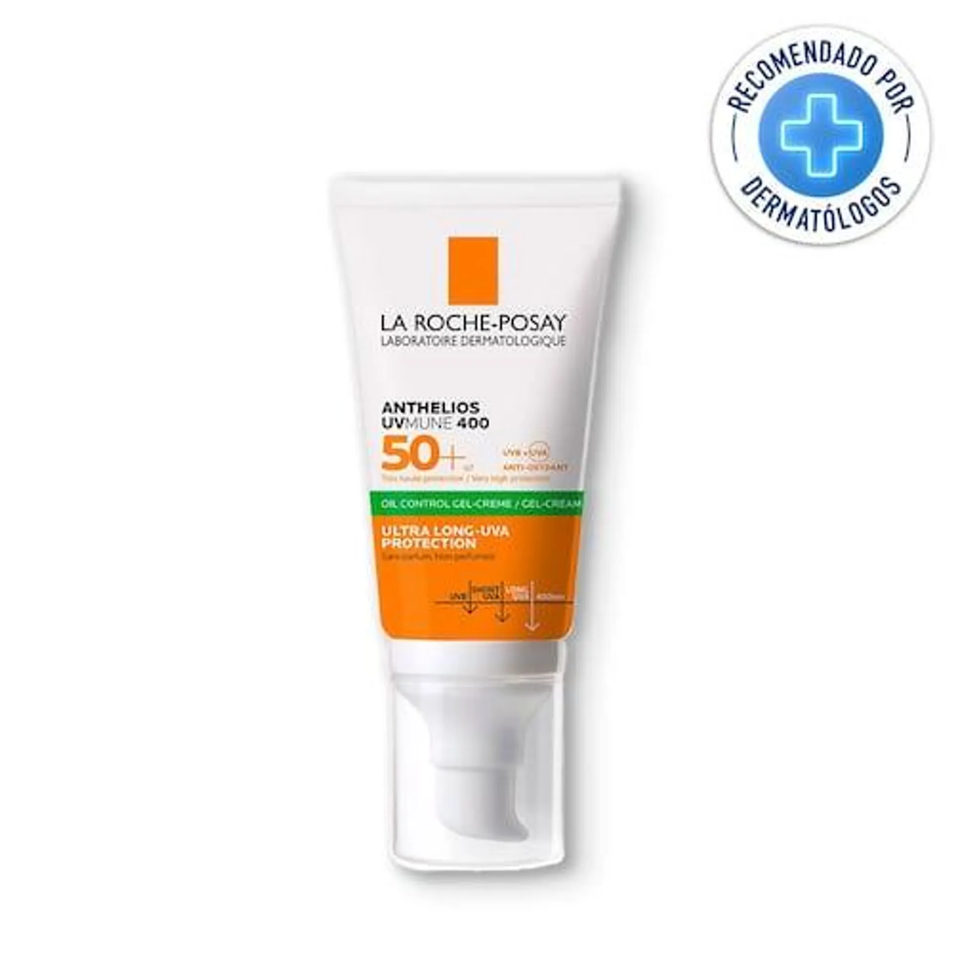 Protector Solar Facial La Roche Posay Anthelios XL Toque Seco FPS50+ Matificante Para Piel Grasa a Mixta 50ml