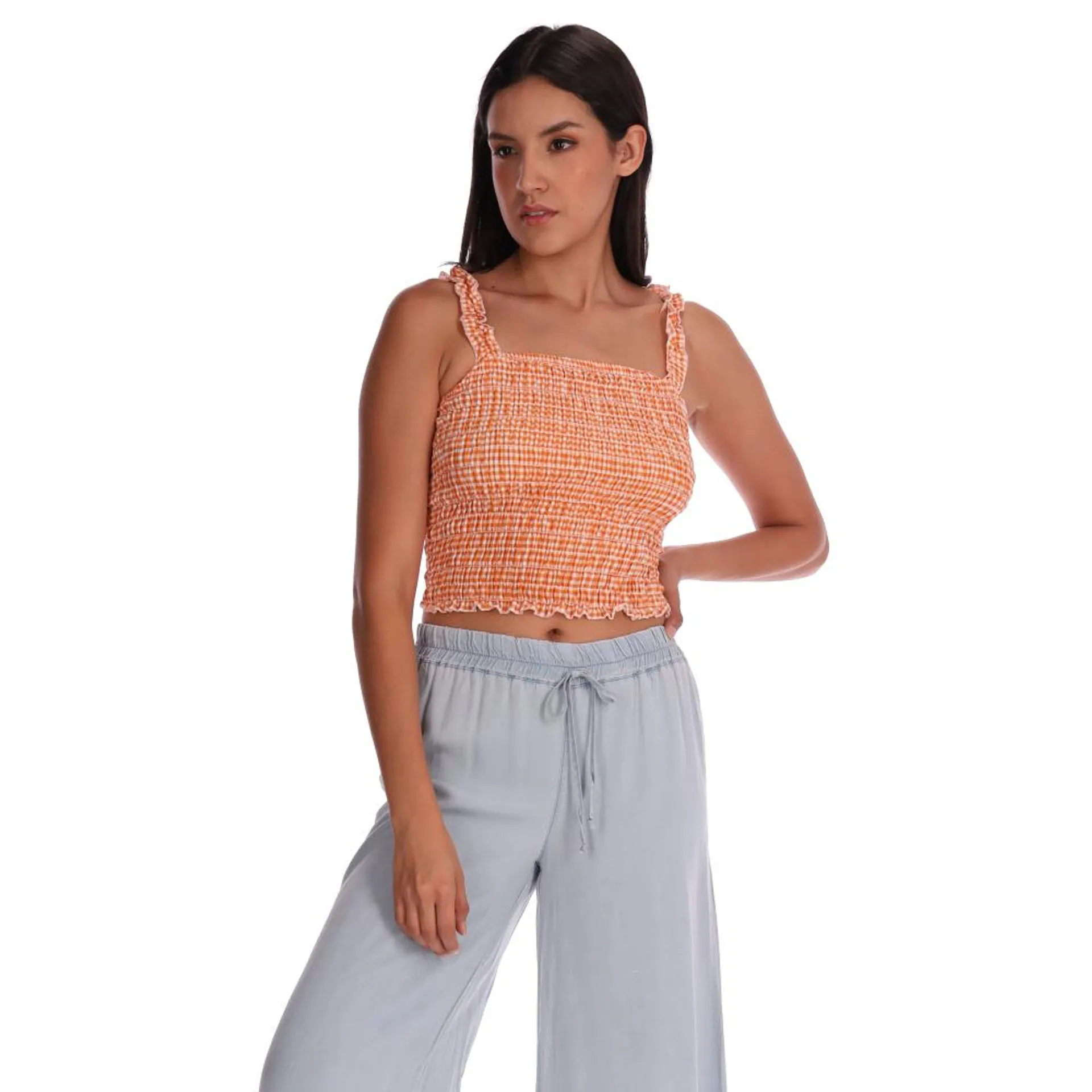 Top Mujer Con Smock
