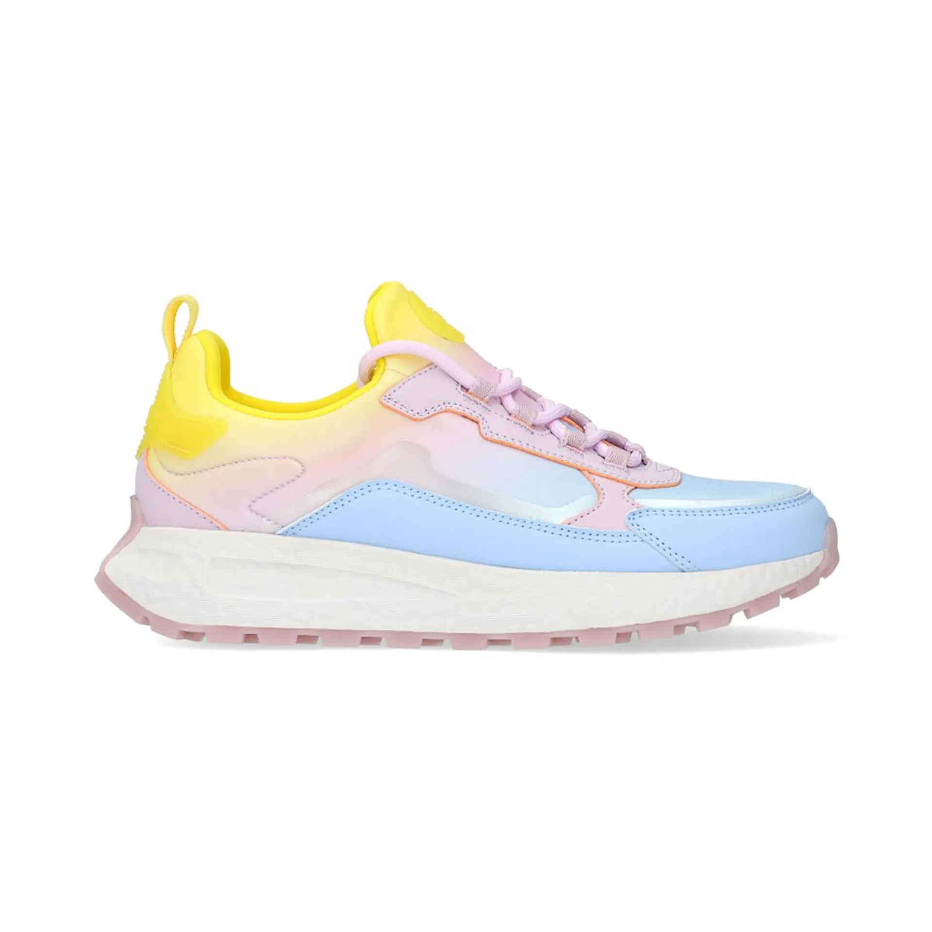 SNEAKER OZONO PARA MUJER ESTILO 608802 AZUL - AMARILLO