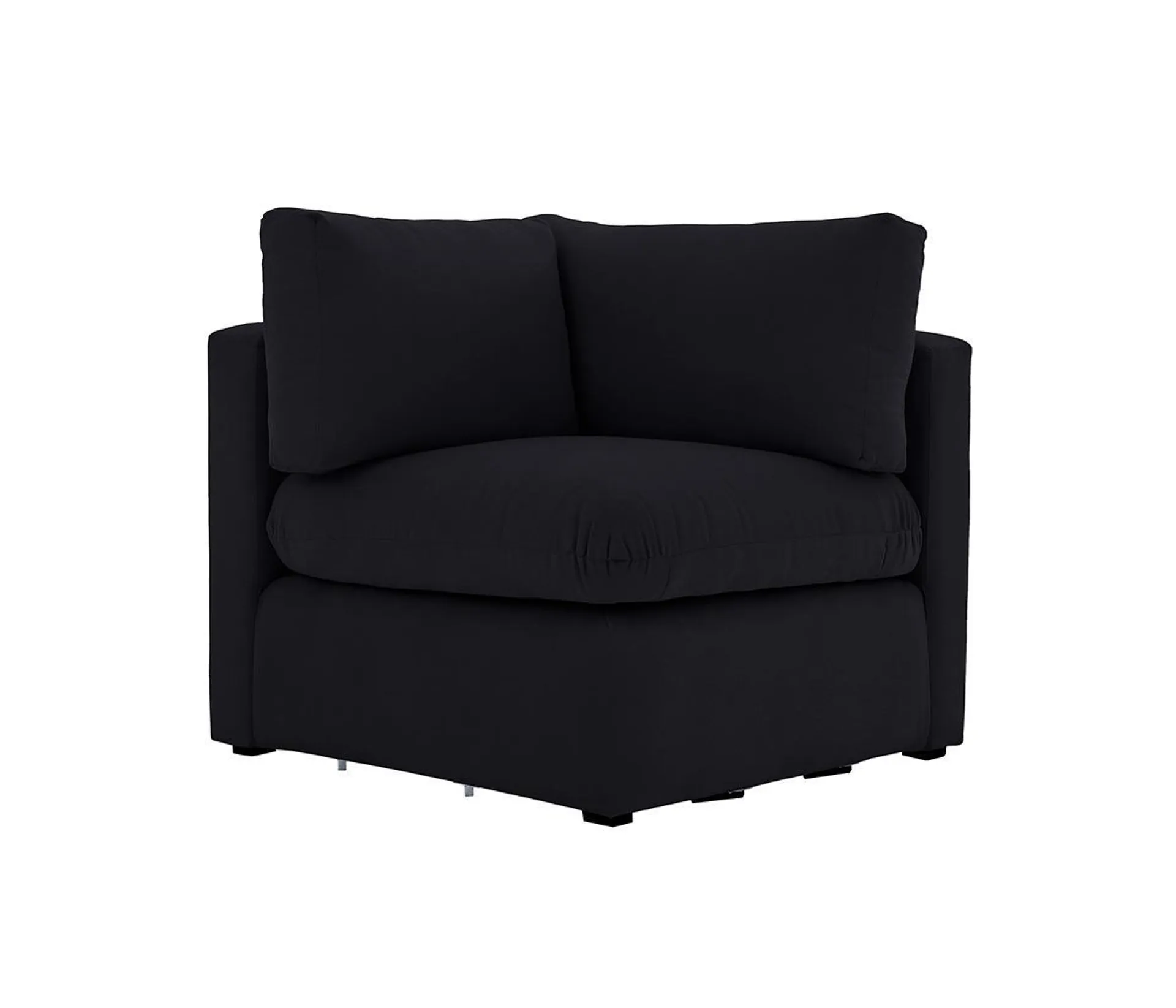 Sillón esquinero Bossano - Negro